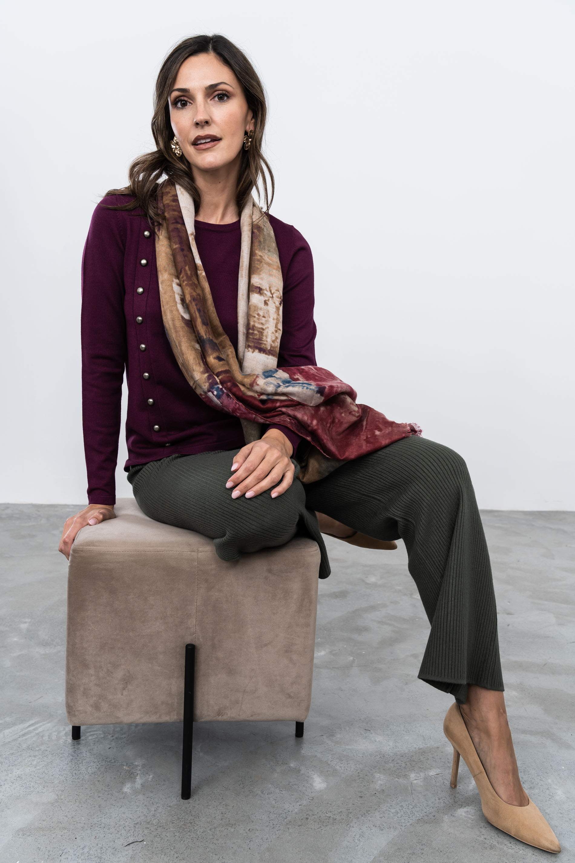 PANTALÓN PUNTO CANALÉ KAKI