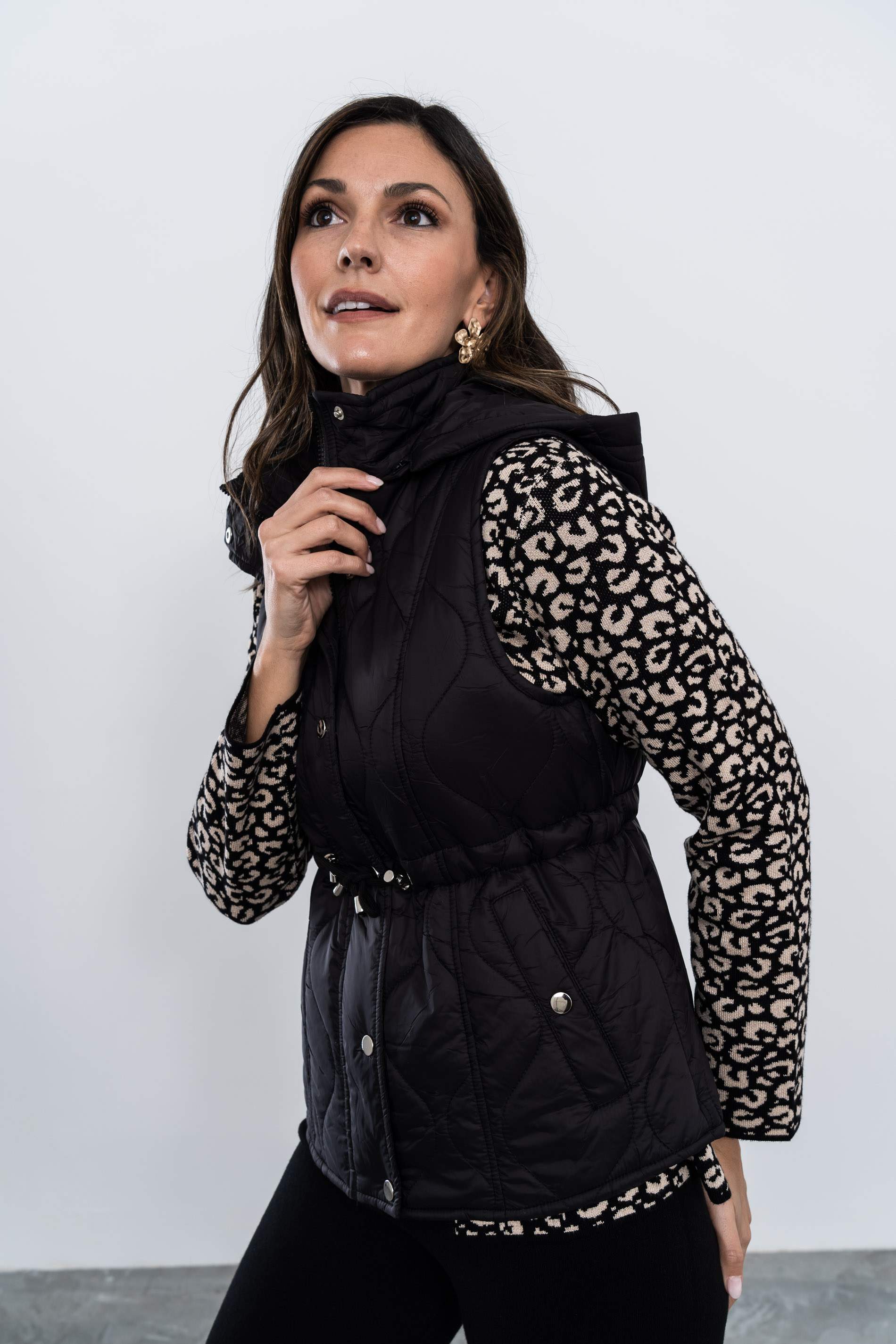 PANTALÓN PUNTO LISO NEGRO