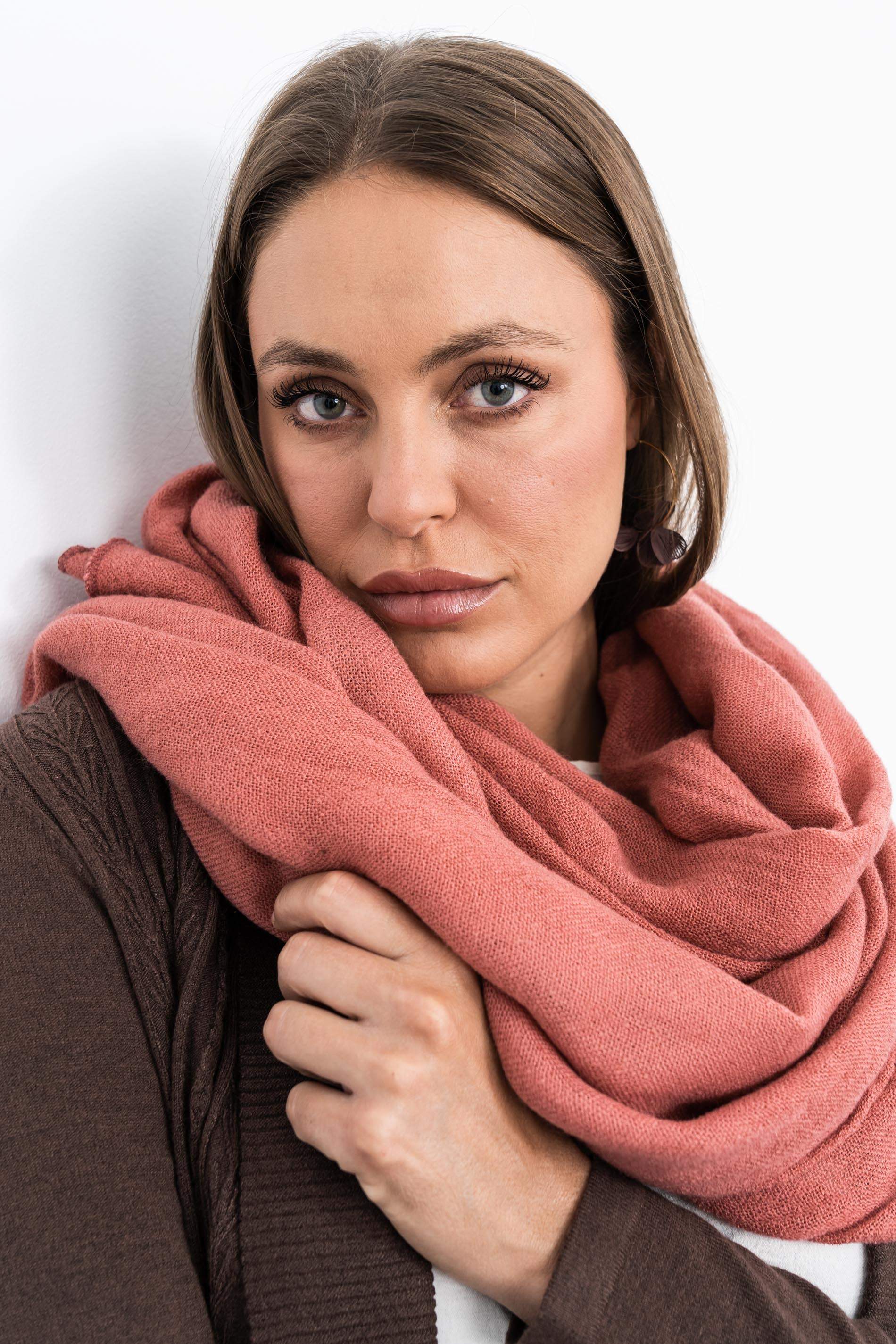 FOULARD CÁLIDO LANA MARSALA