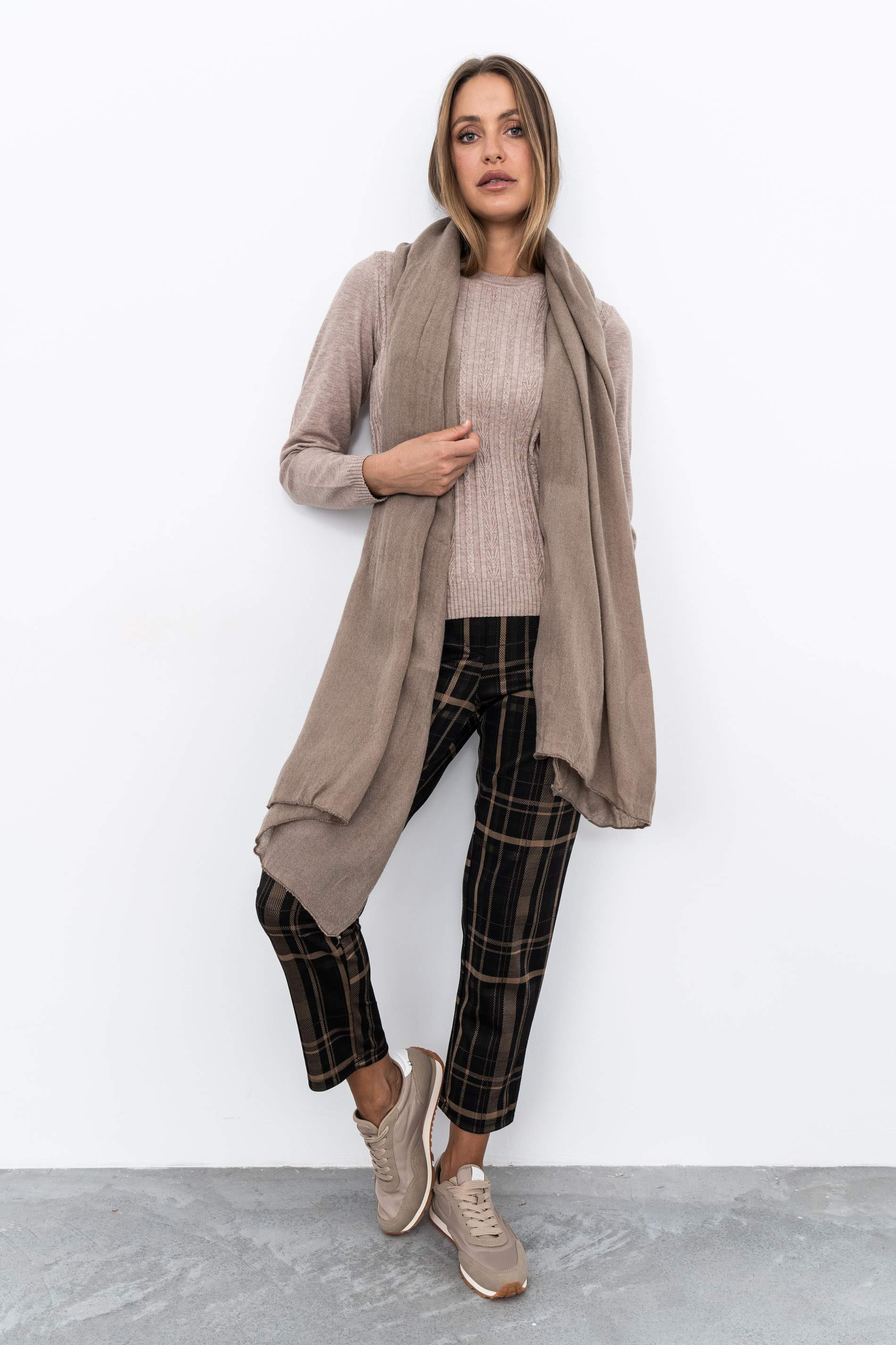 FOULARD CÁLIDO LANA TAUPE