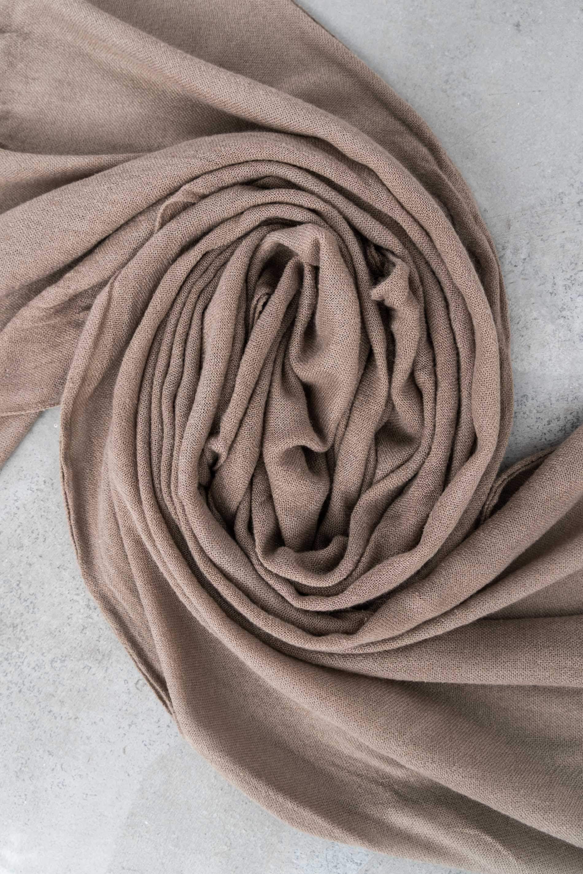 FOULARD CÁLIDO LANA TAUPE