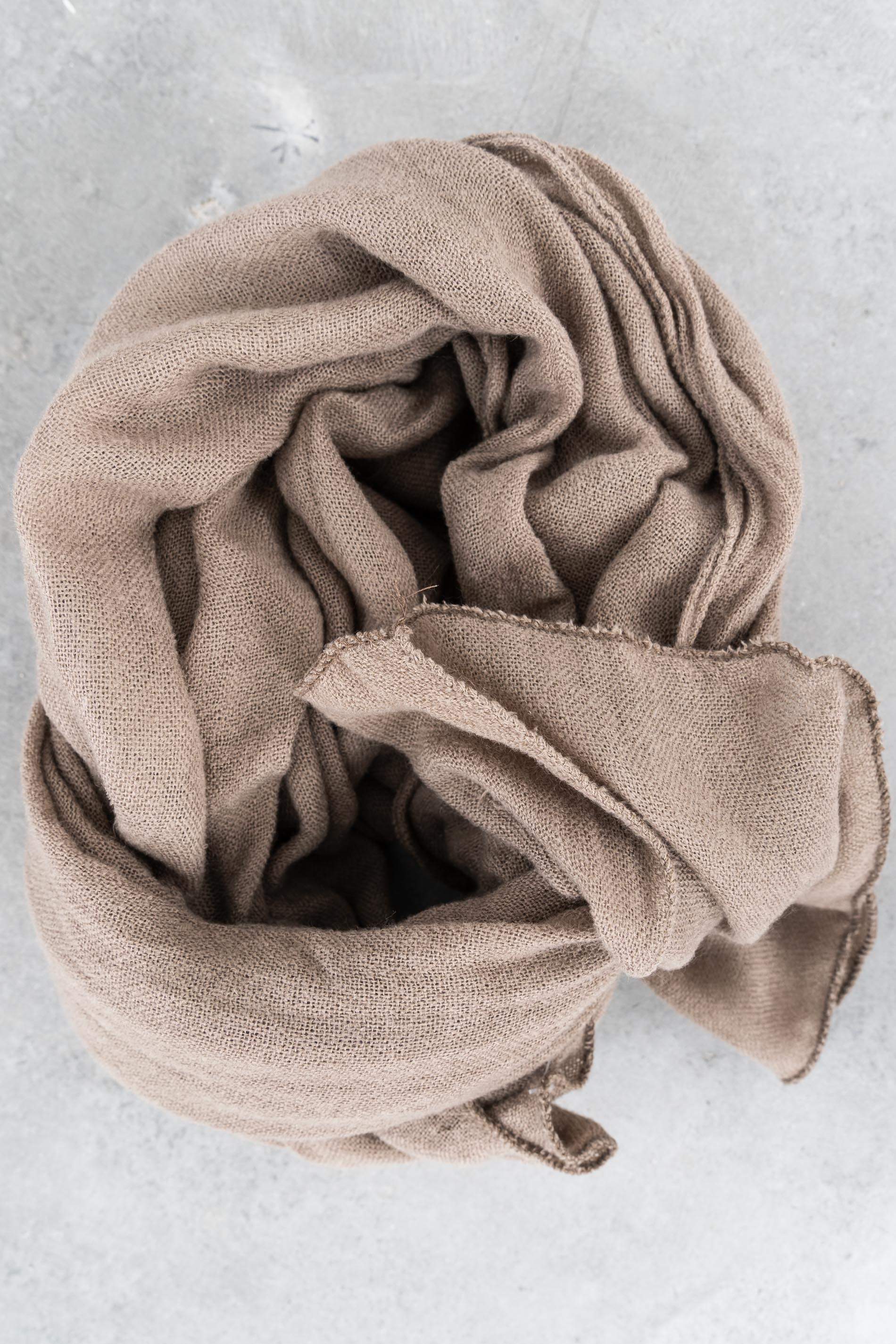 FOULARD CÁLIDO LANA TAUPE