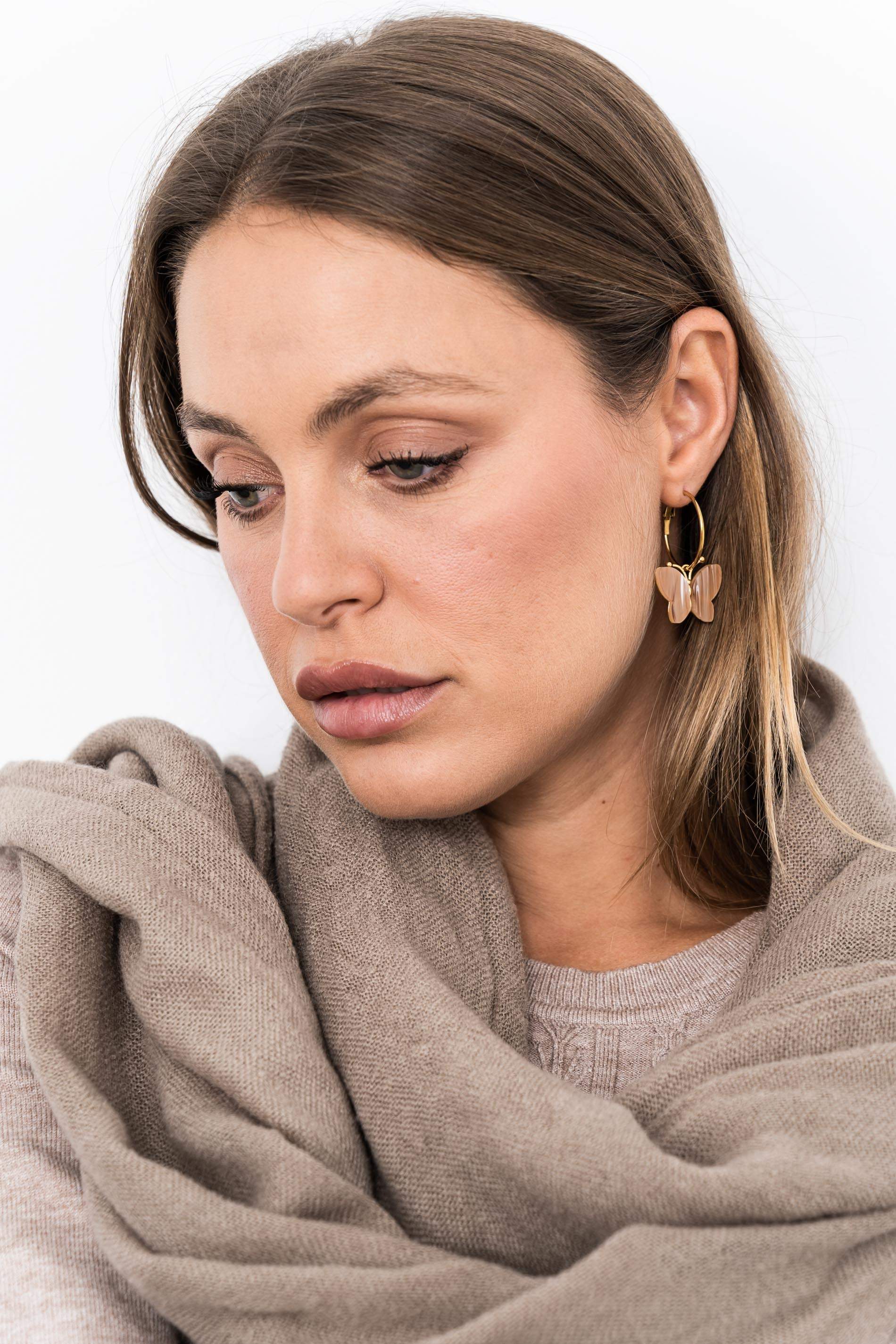 FOULARD CÁLIDO LANA TAUPE