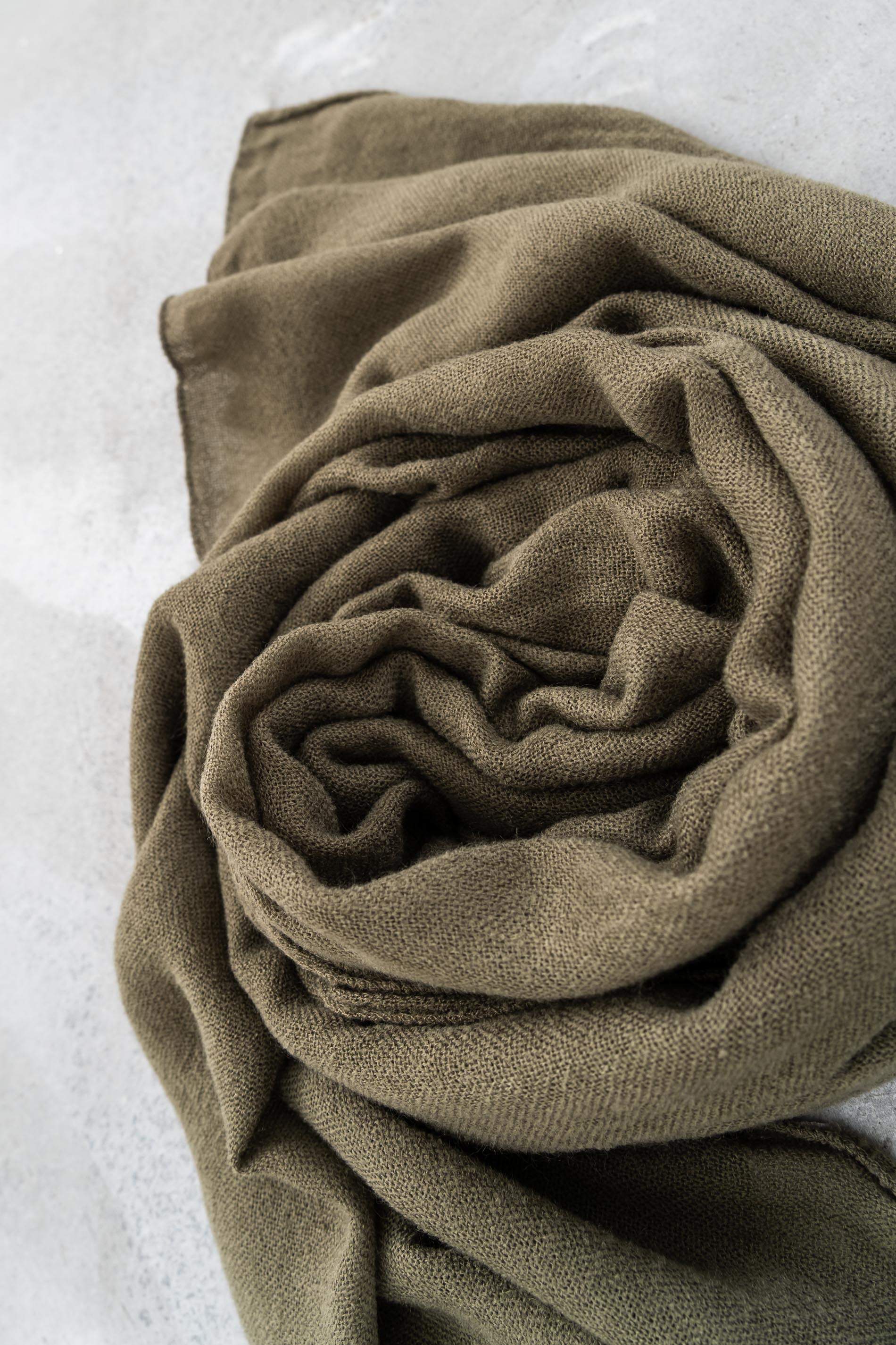 FOULARD CÁLIDO LANA KAKI