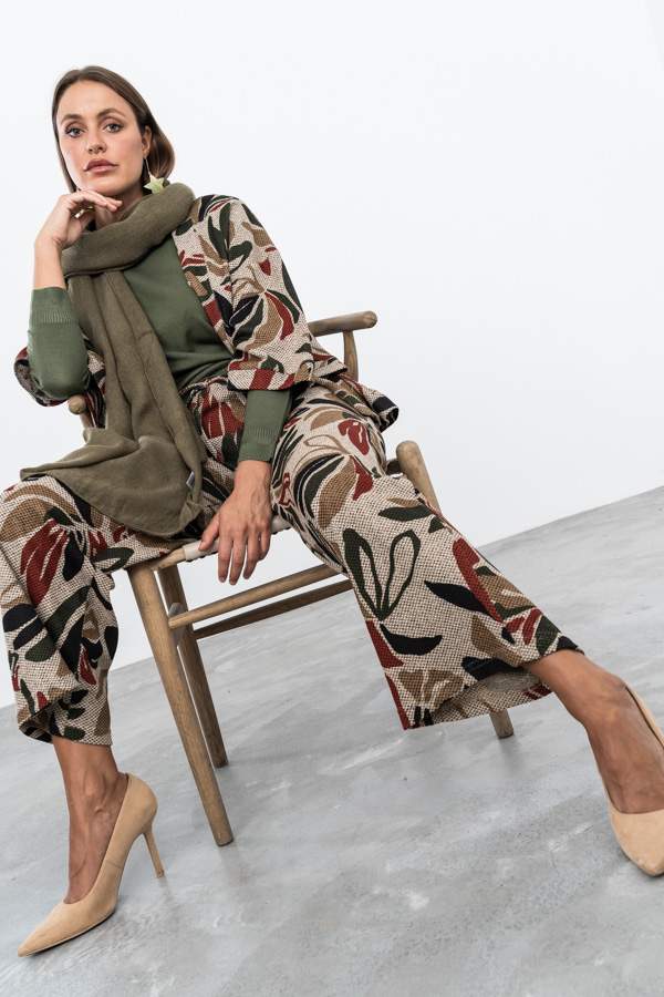 FOULARD CÁLIDO LANA KAKI