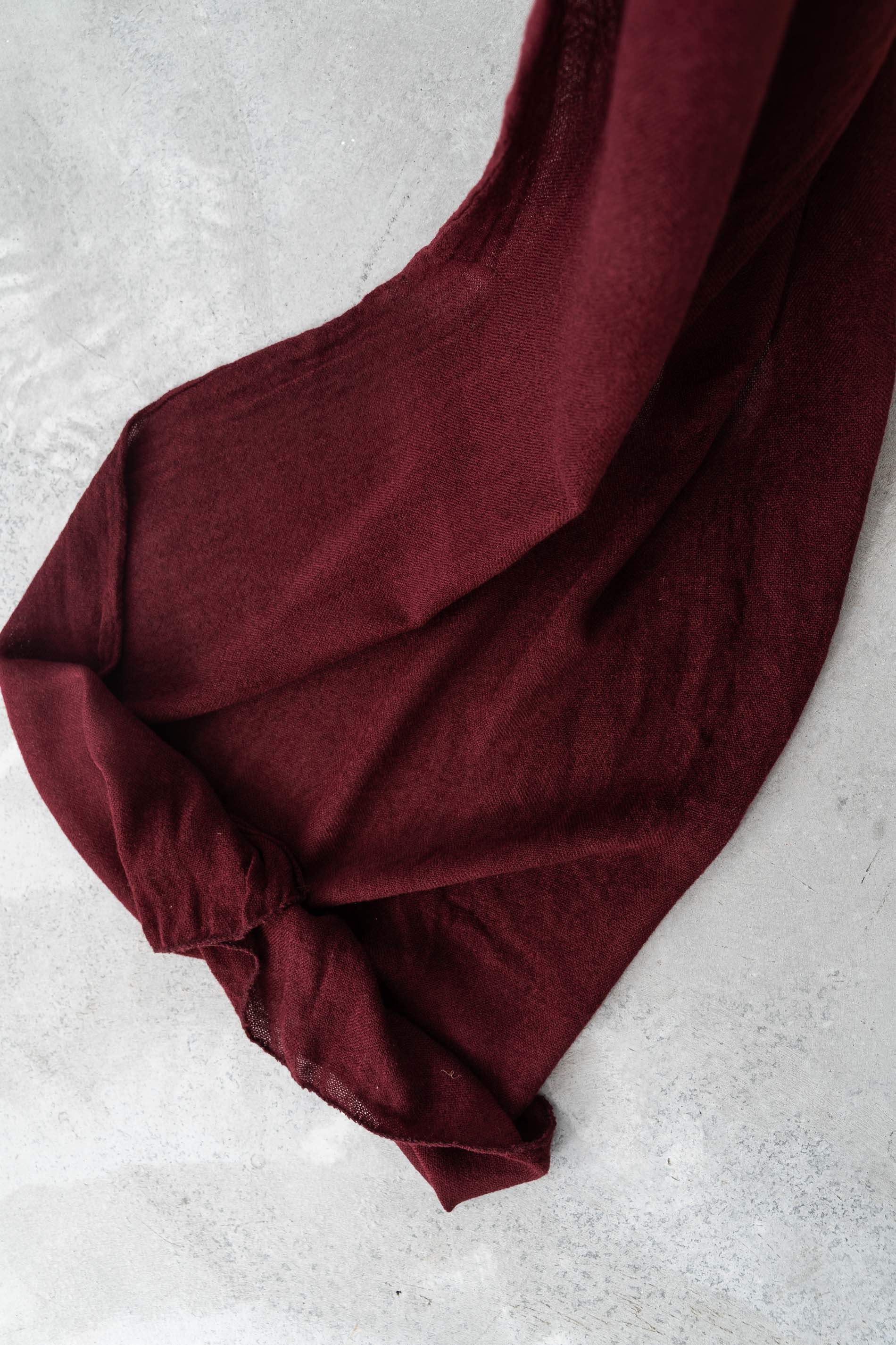 FOULARD CÁLIDO LANA BURDEOS