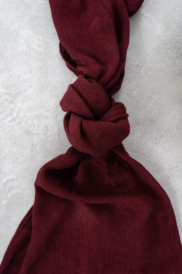 FOULARD CÁLIDO LANA BURDEOS