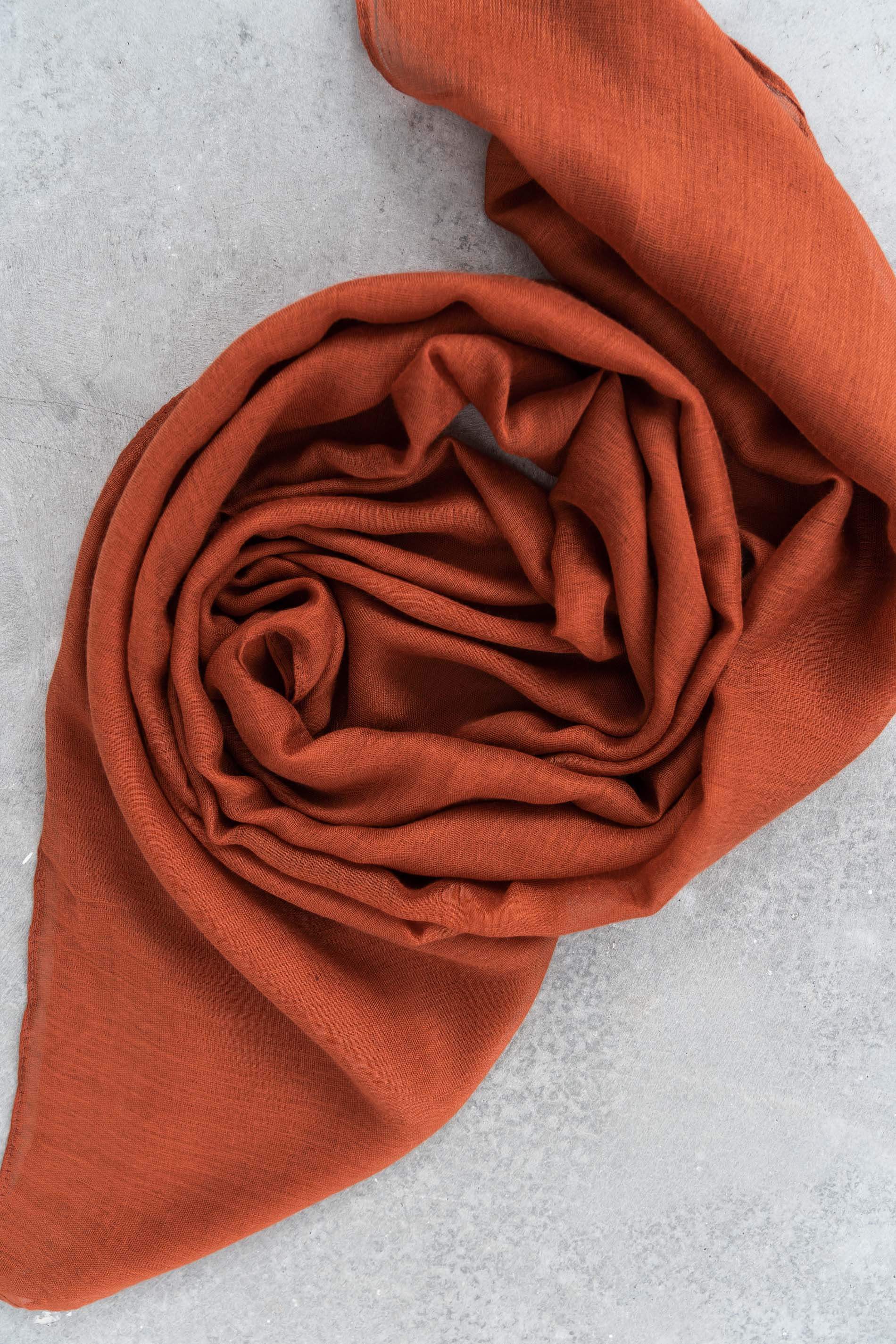 FOULARD BÁSICO COLOR TEJA