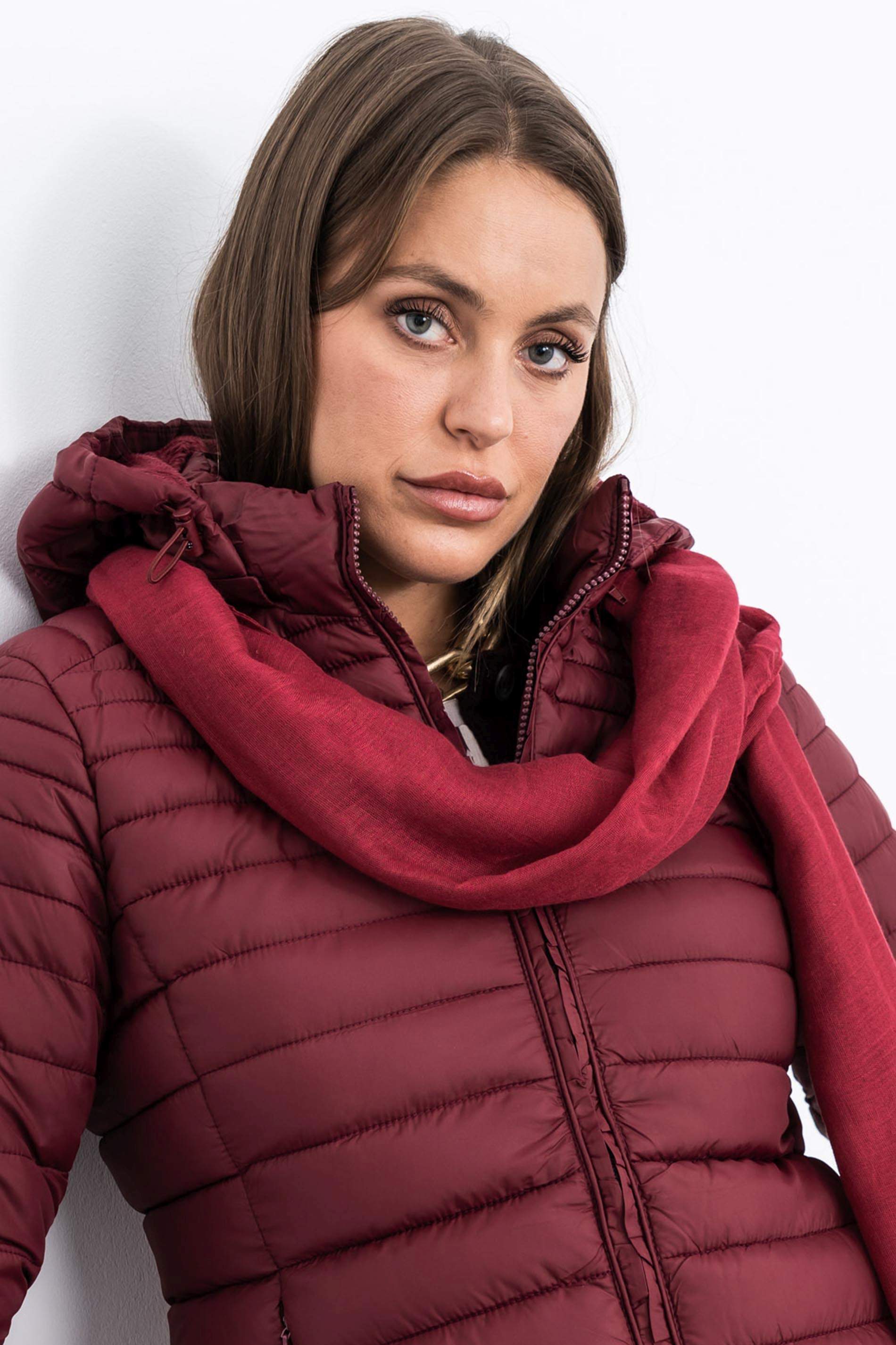 FOULARD BÁSICO COLOR GRANATE