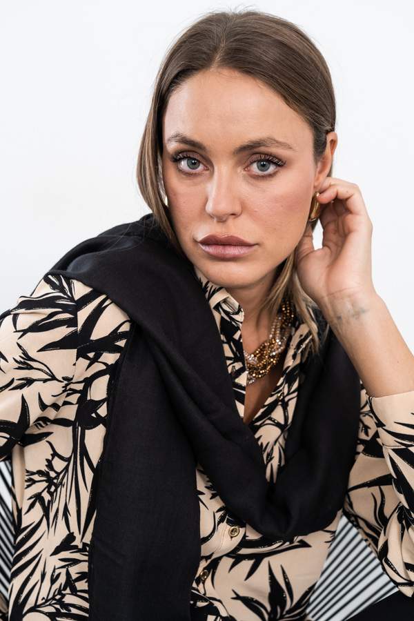 FOULARD BÁSICO COLOR NEGRO