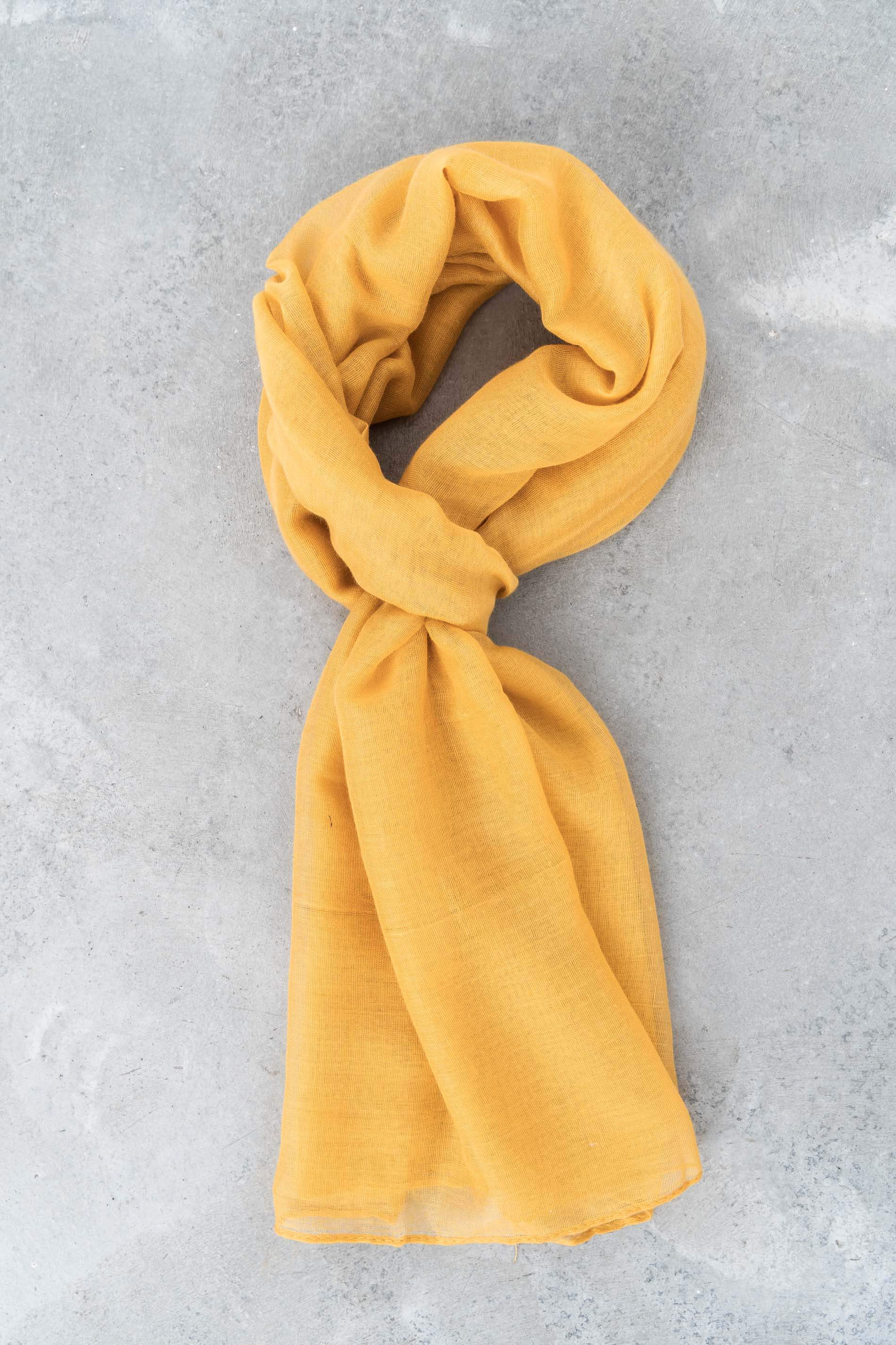 FOULARD BÁSICO COLOR MOSTAZA
