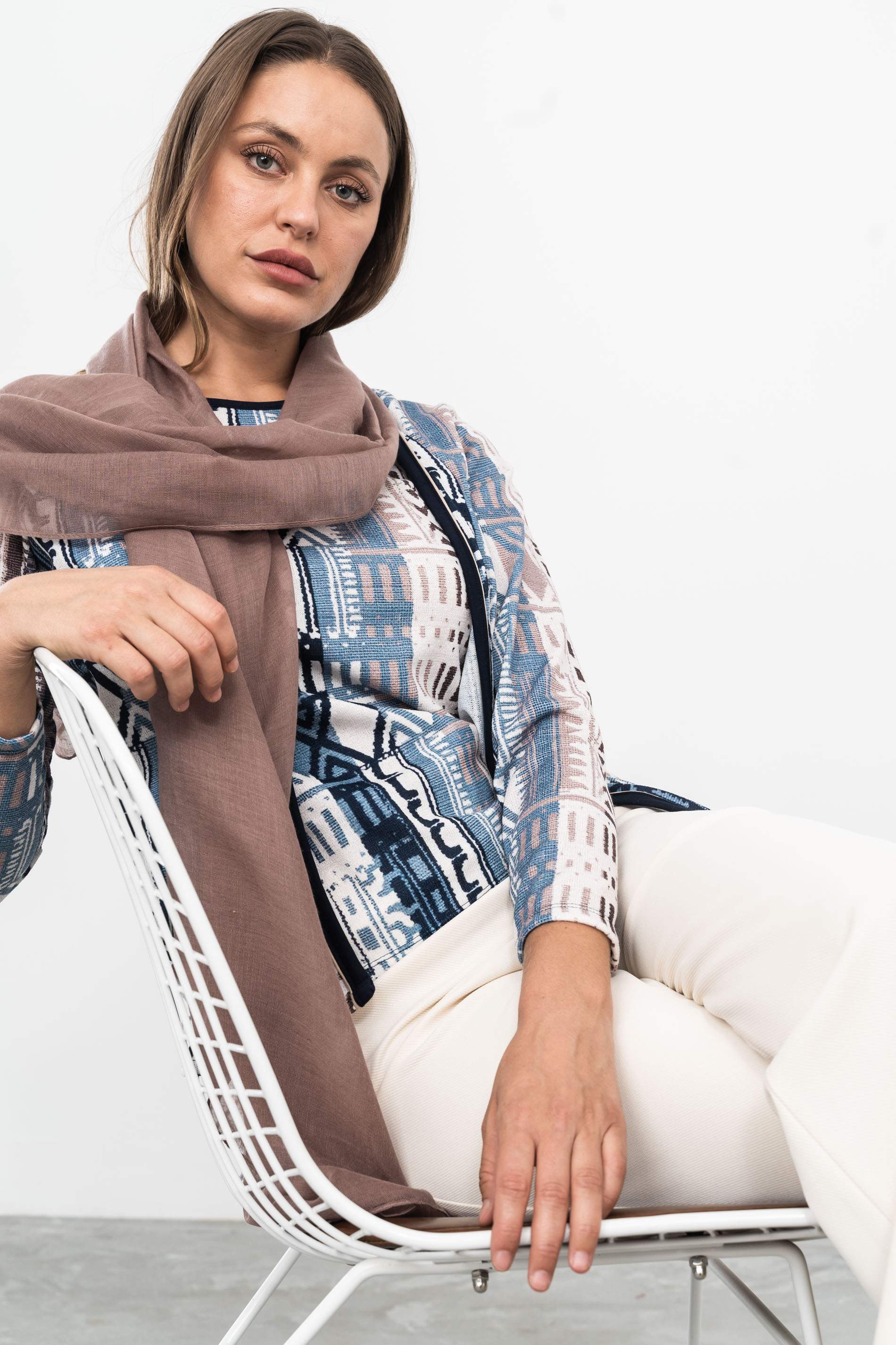 FOULARD BÁSICO COLOR TAUPE