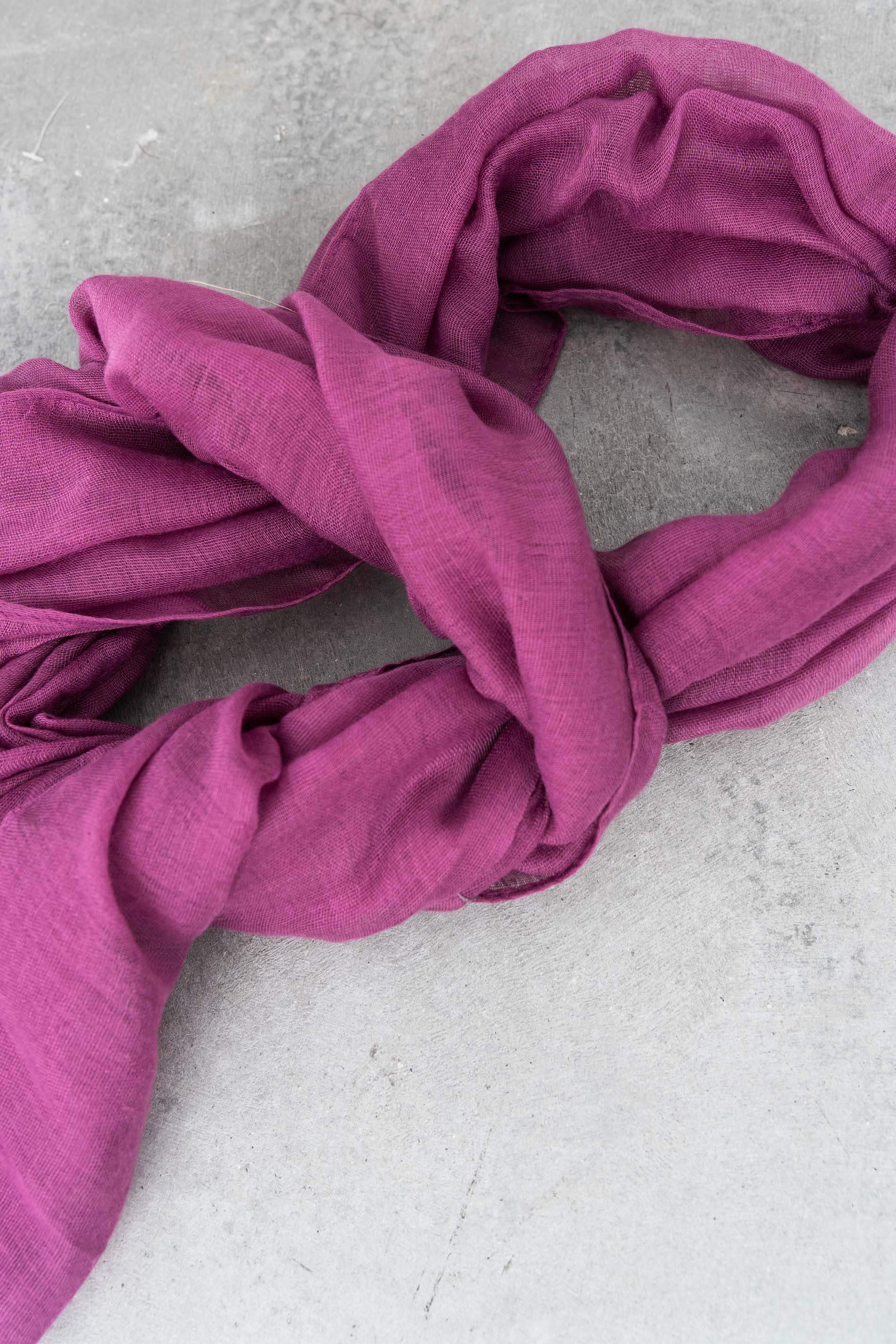FOULARD BÁSICO COLOR BERENJENA