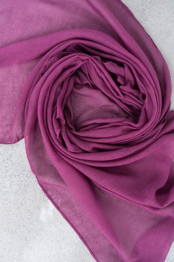FOULARD BÁSICO COLOR BERENJENA