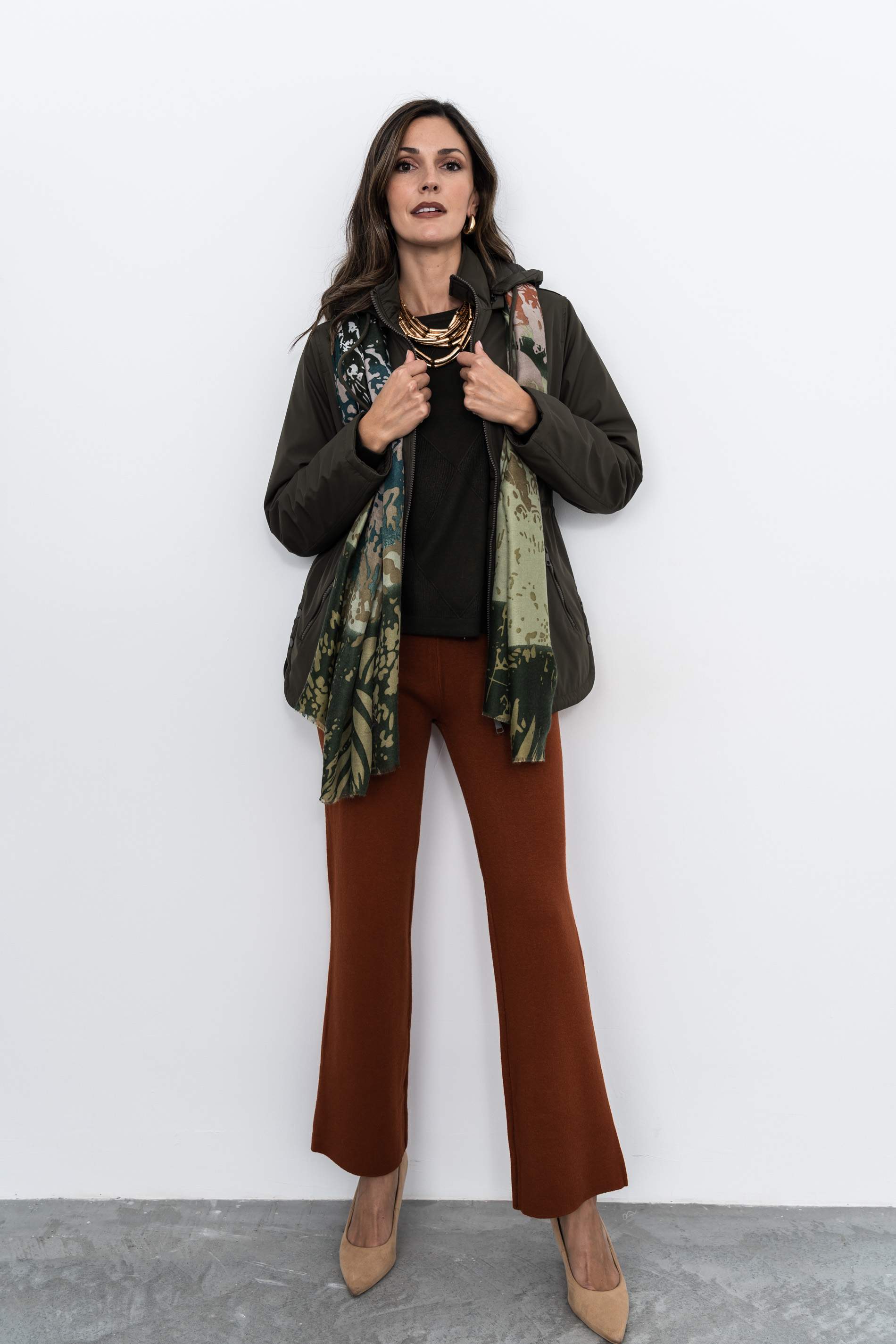 PARKA AJUSTABLE REVERSIBLE KAKI