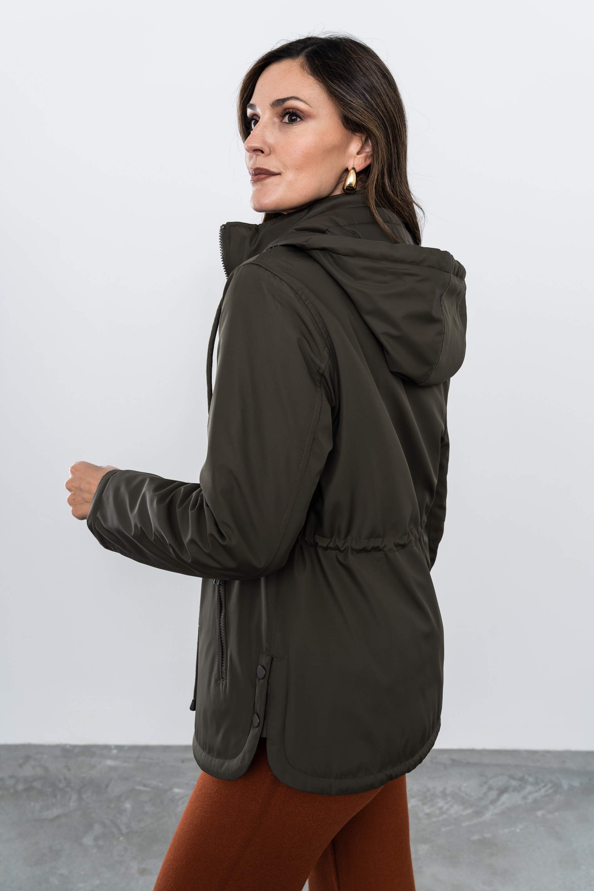 PARKA AJUSTABLE REVERSIBLE KAKI