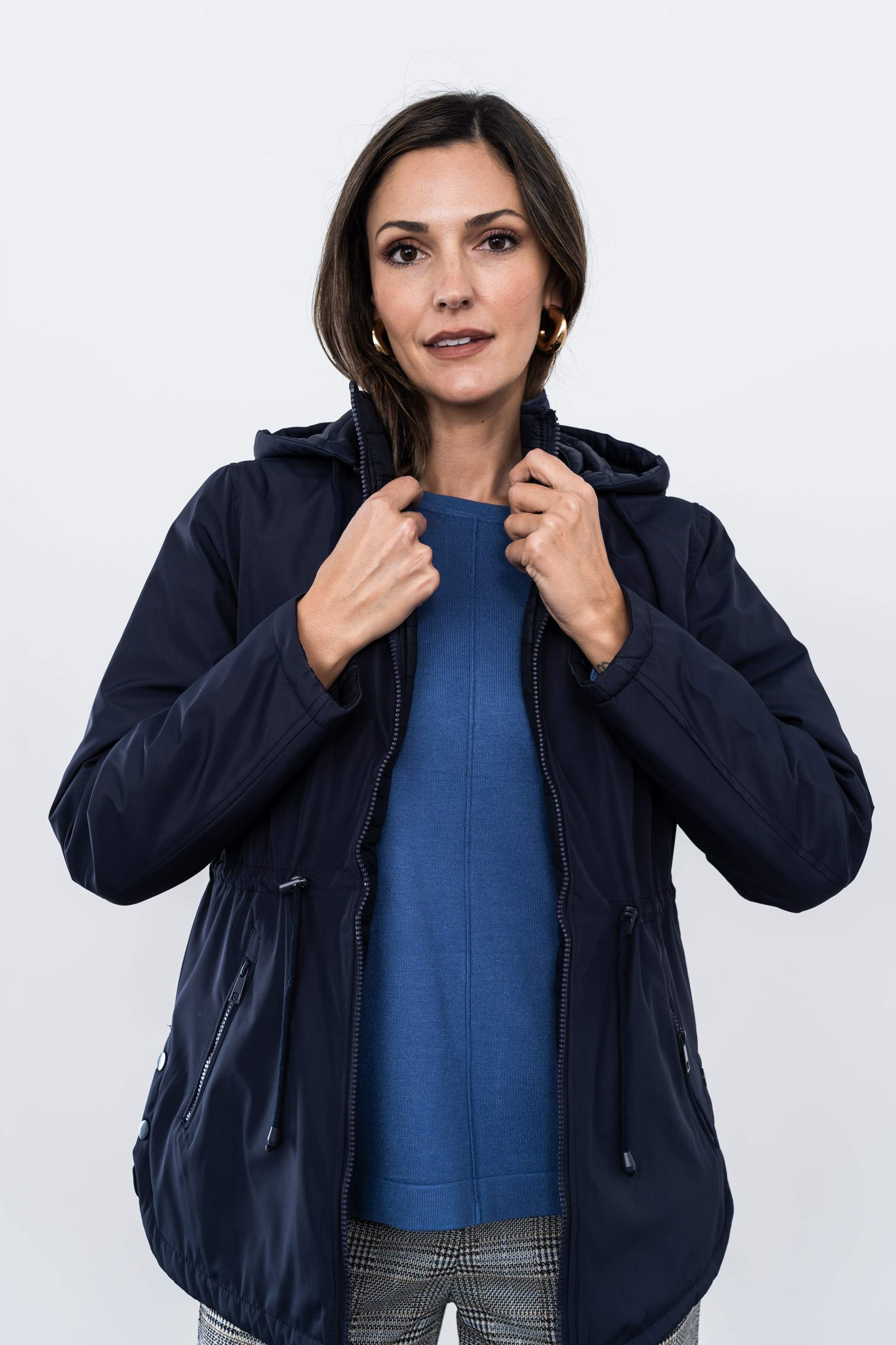 PARKA AJUSTABLE REVERSIBLE MARINO