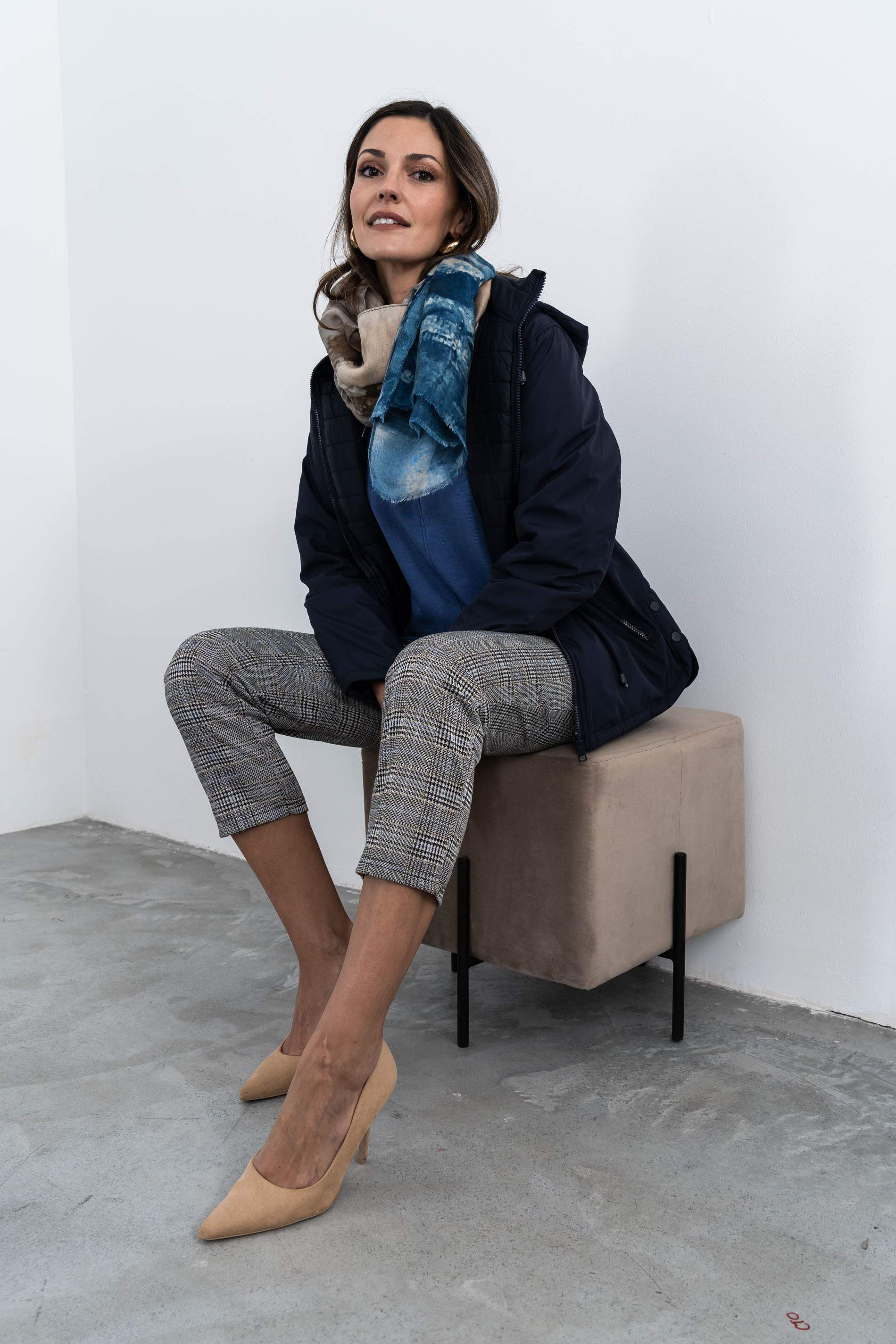 PARKA AJUSTABLE REVERSIBLE MARINO