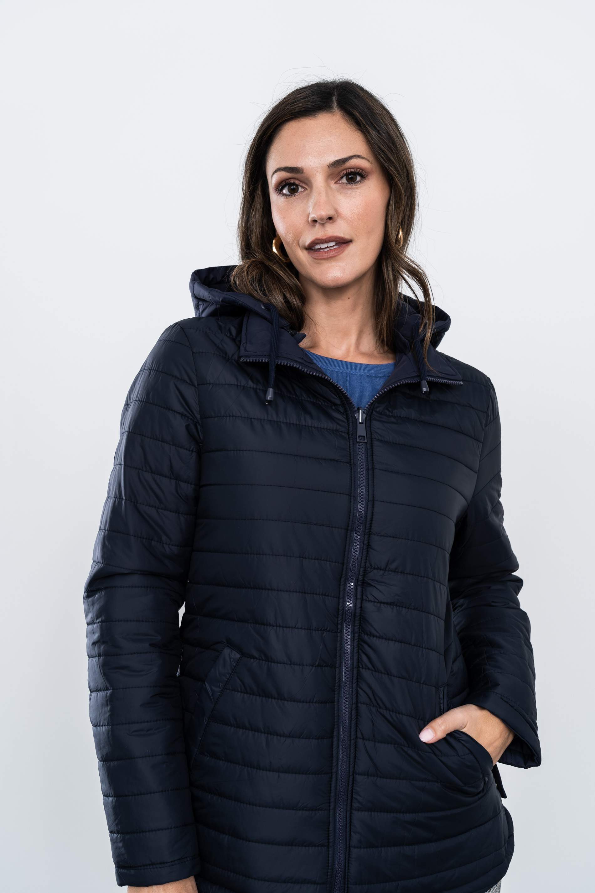 PARKA AJUSTABLE REVERSIBLE MARINO