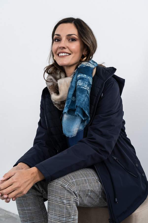 PARKA AJUSTABLE REVERSIBLE MARINO