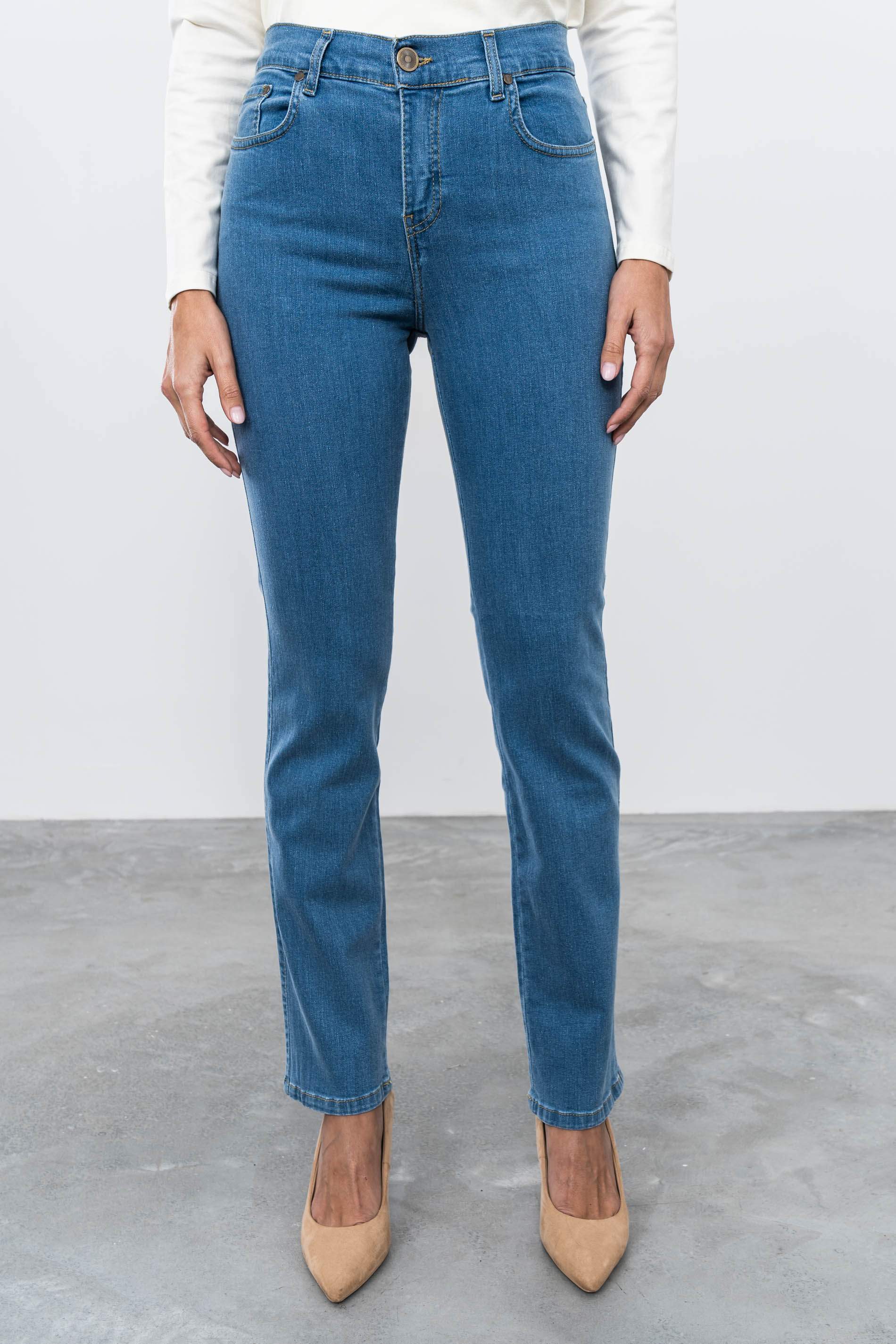 PANTALÓN VAQUERO RECTO AZUL