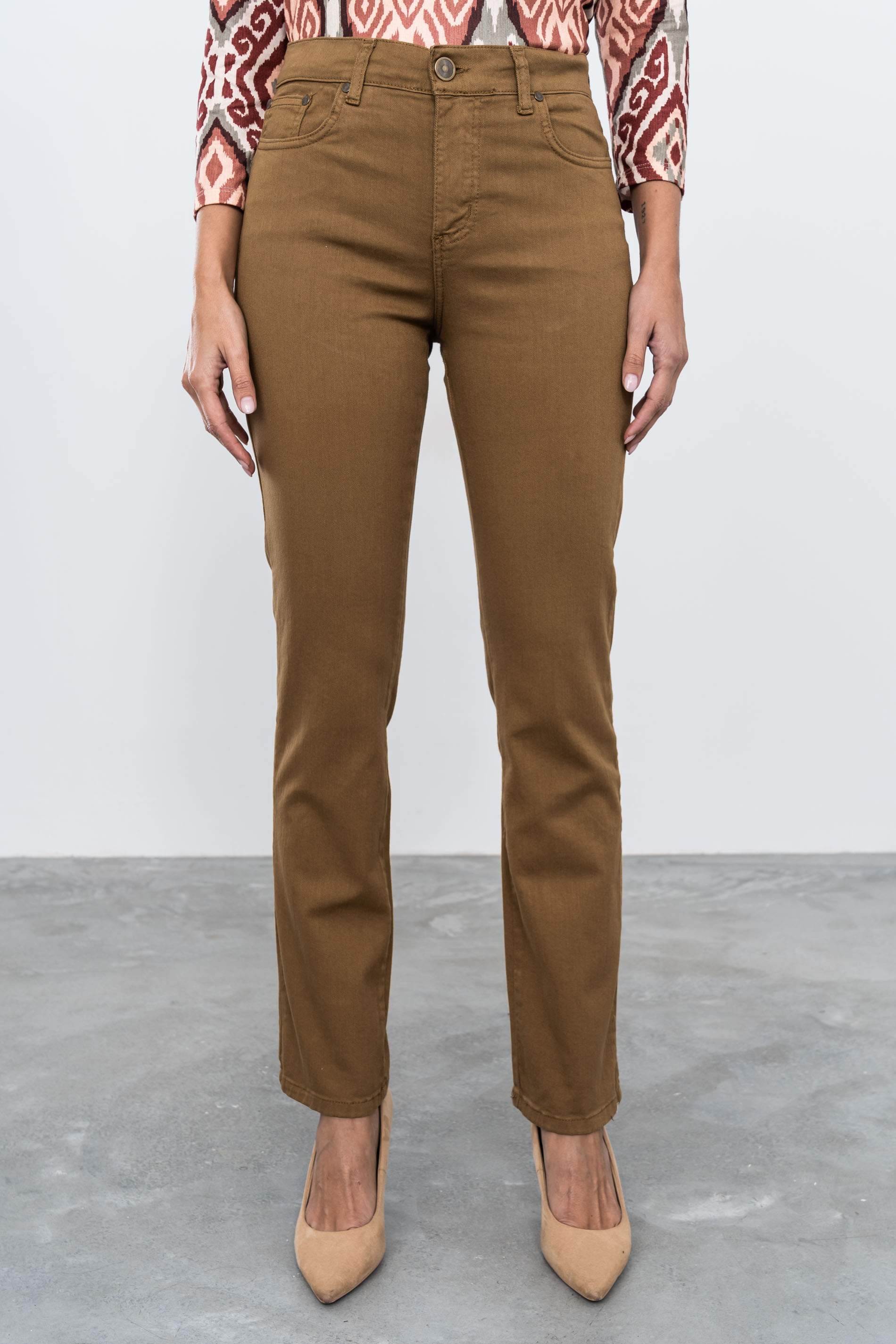 PANTALÓN 5 BOLSILLOS CAMEL