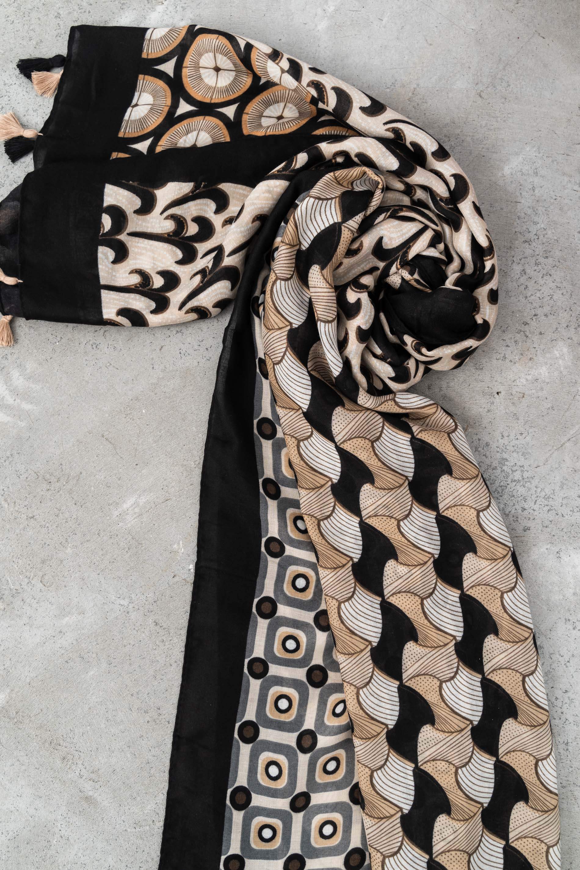FOULARD ESTAMPADO COMBINADO