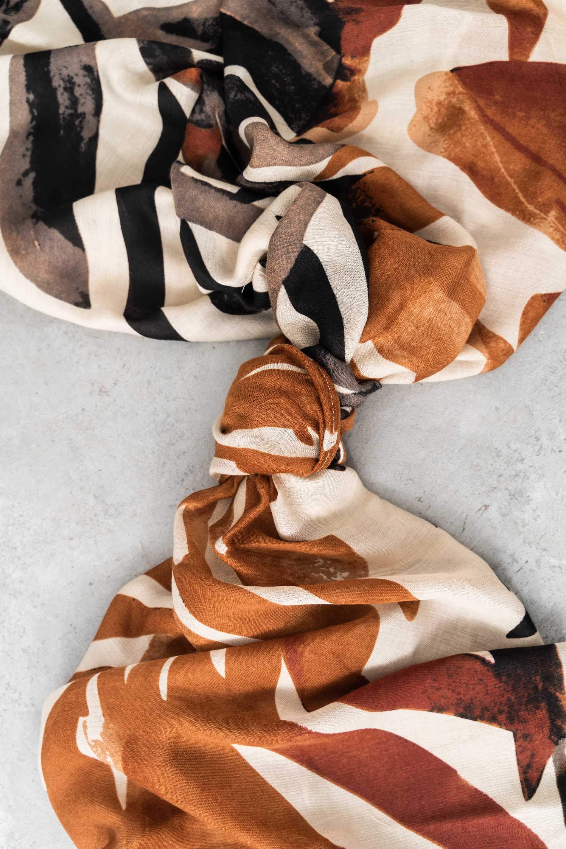 FOULARD HOJAS PALMERA