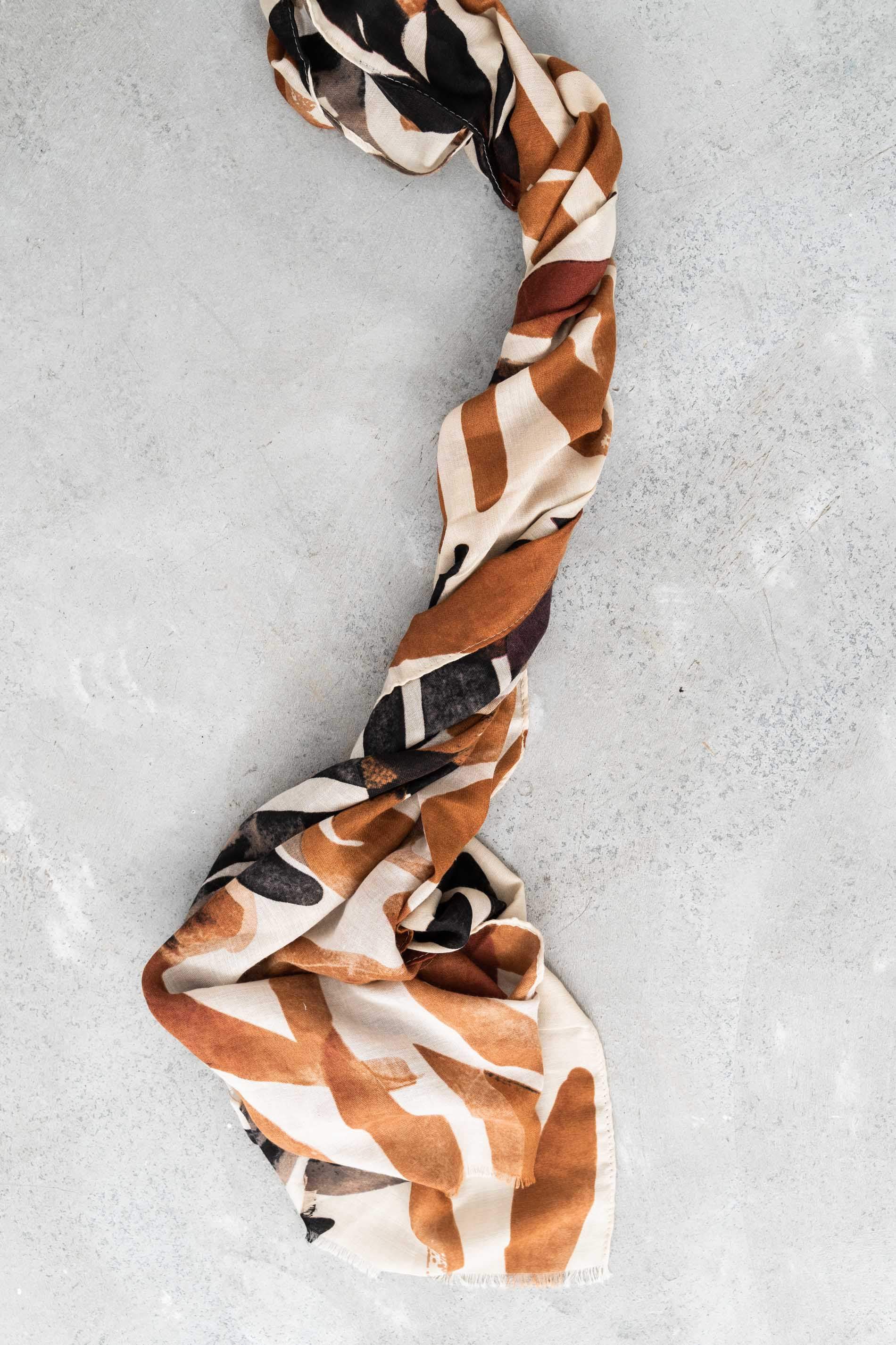 FOULARD HOJAS PALMERA