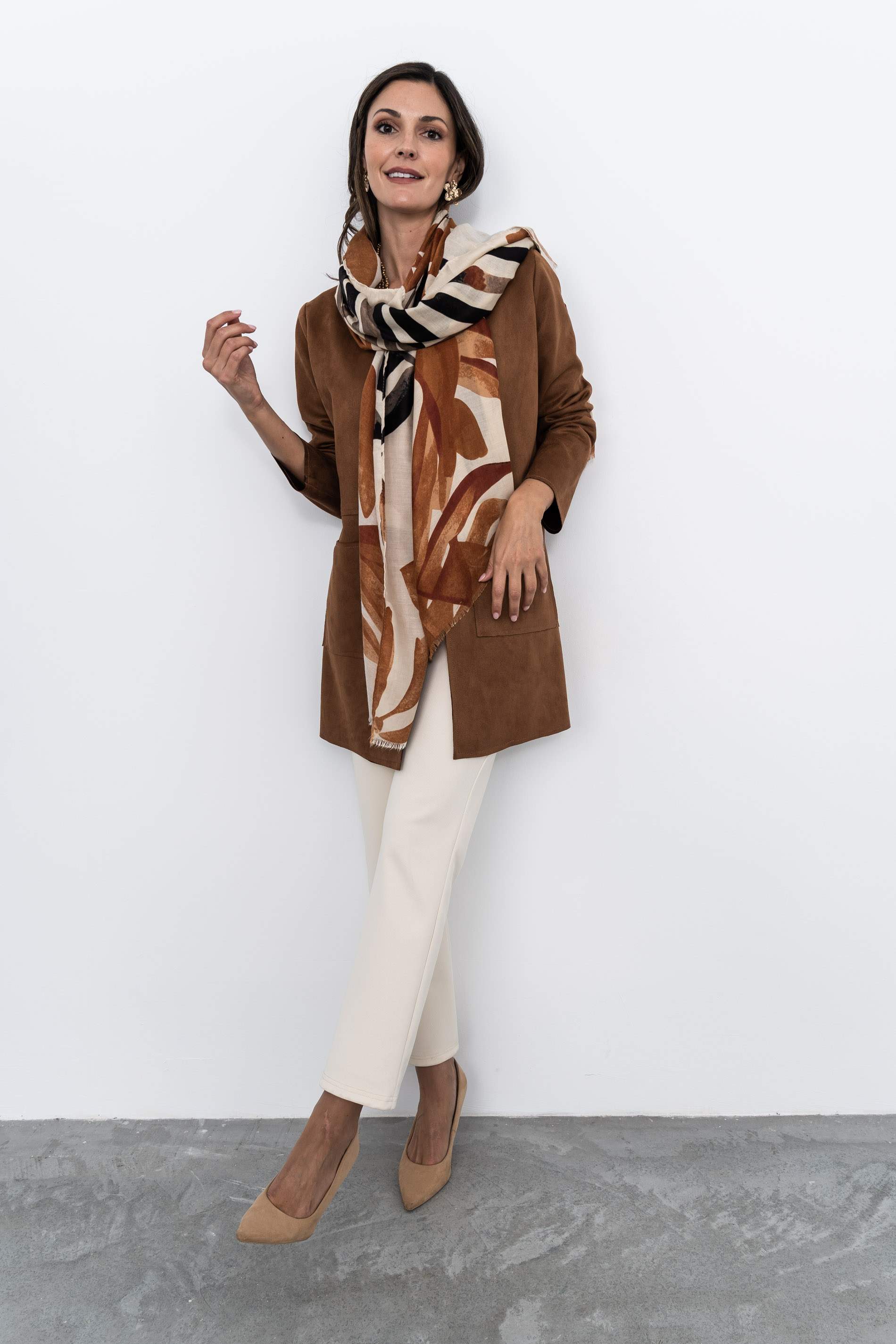 FOULARD HOJAS PALMERA