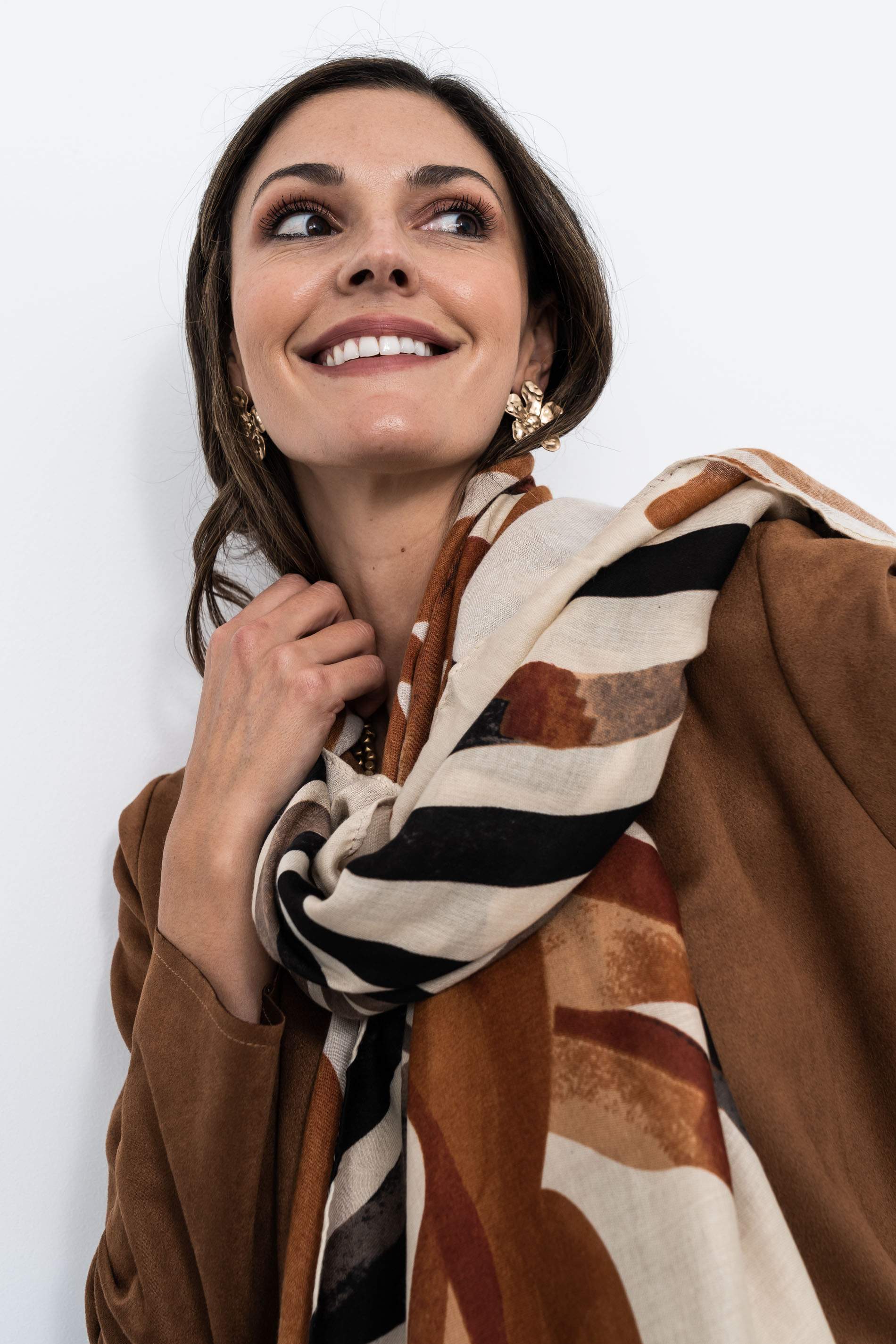 FOULARD HOJAS PALMERA
