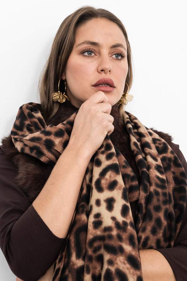 ESTOLA CÁLIDA ANIMAL CAMEL