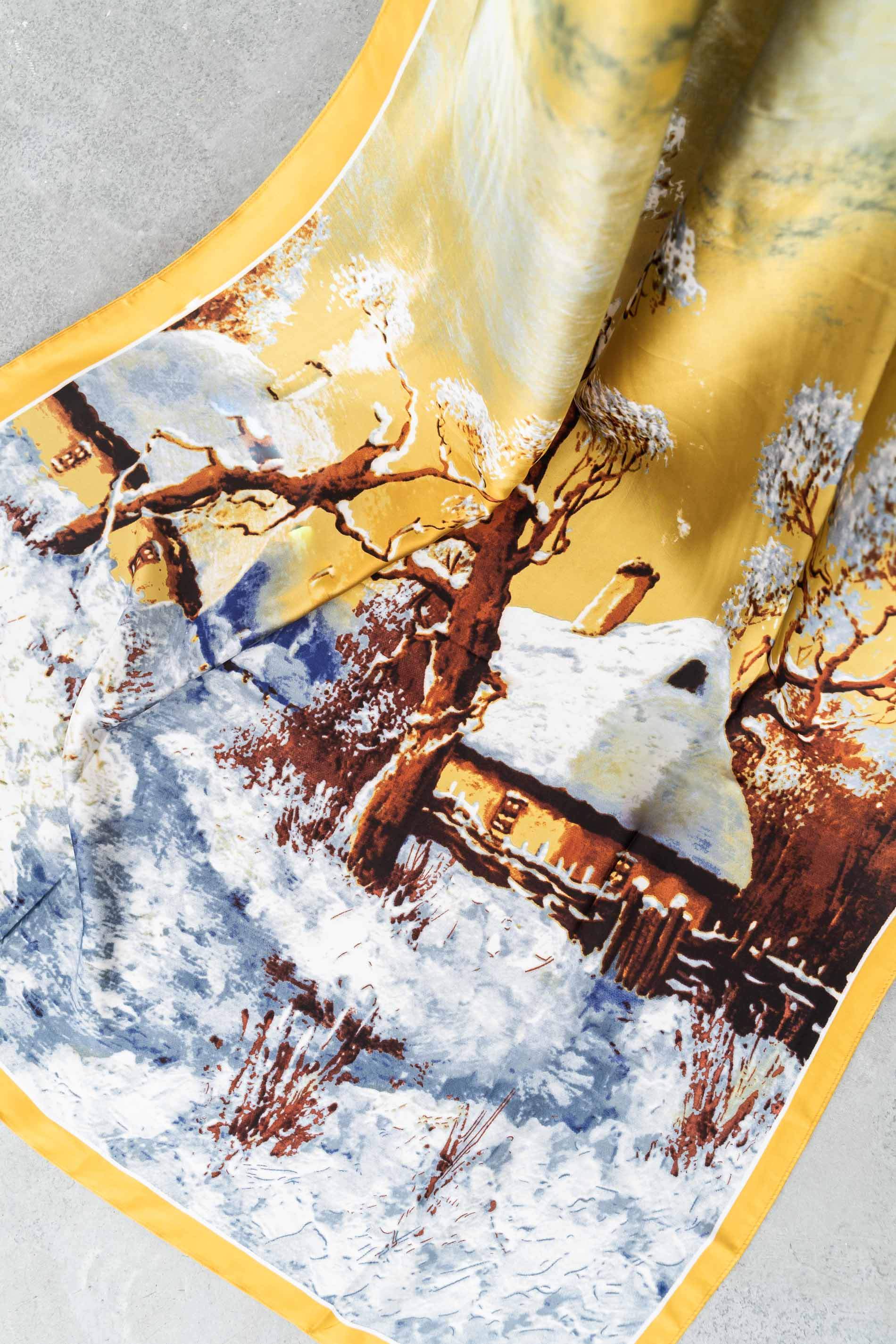 FOULARD EFECTO SEDA NIEVE