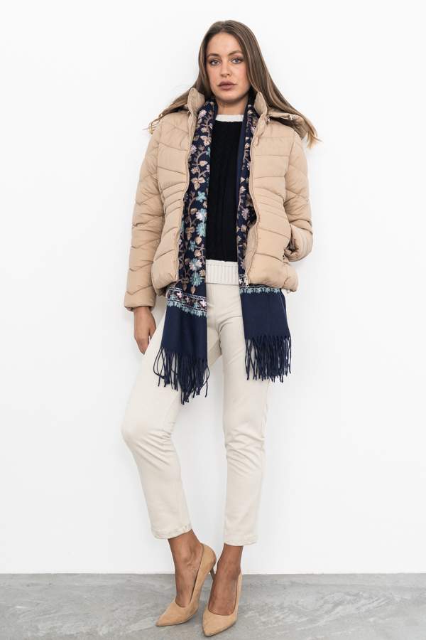 JERSEY TIRAS CONTRASTE MARINO