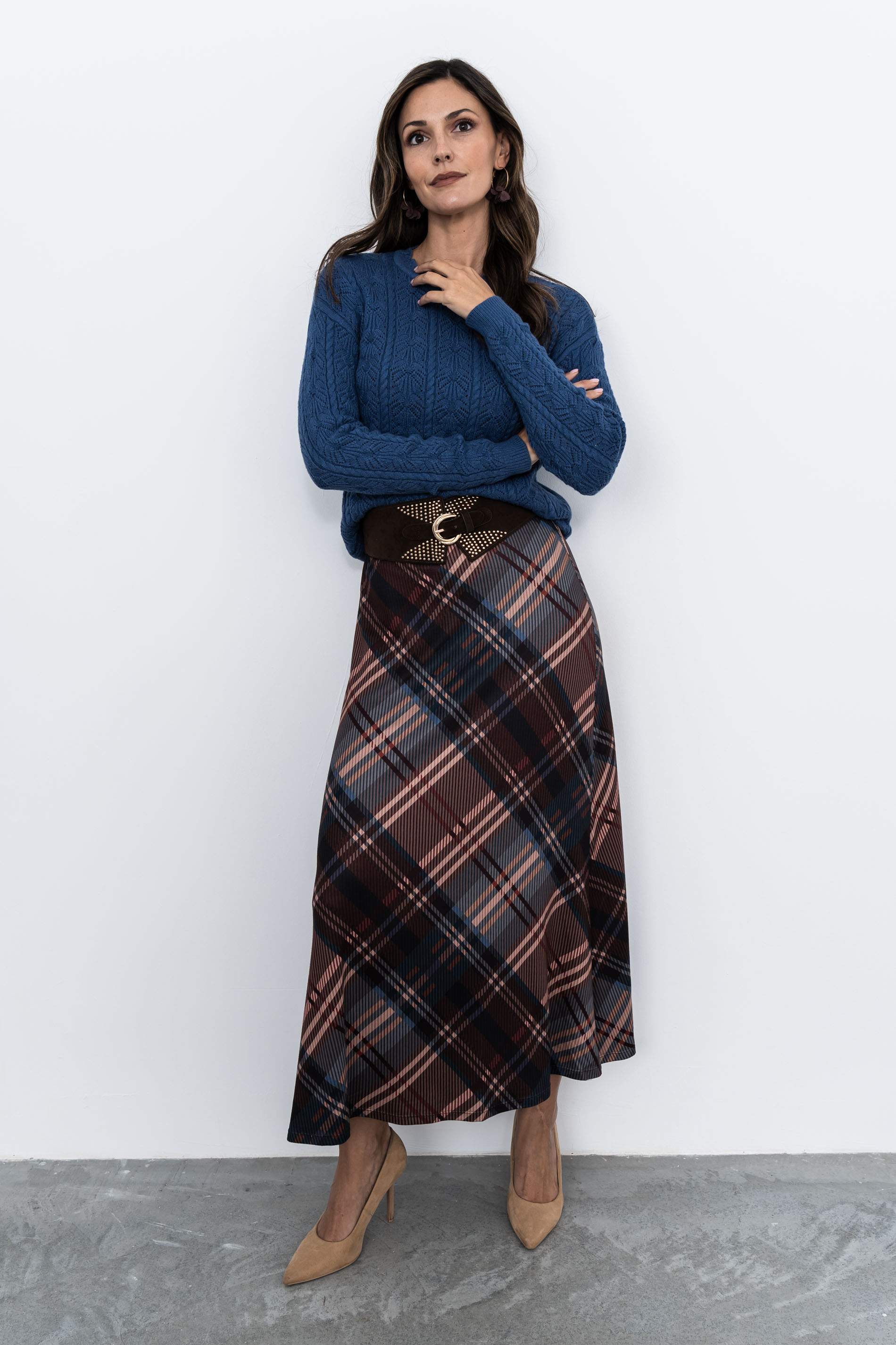 JERSEY CALADOS TRENZAS AZUL