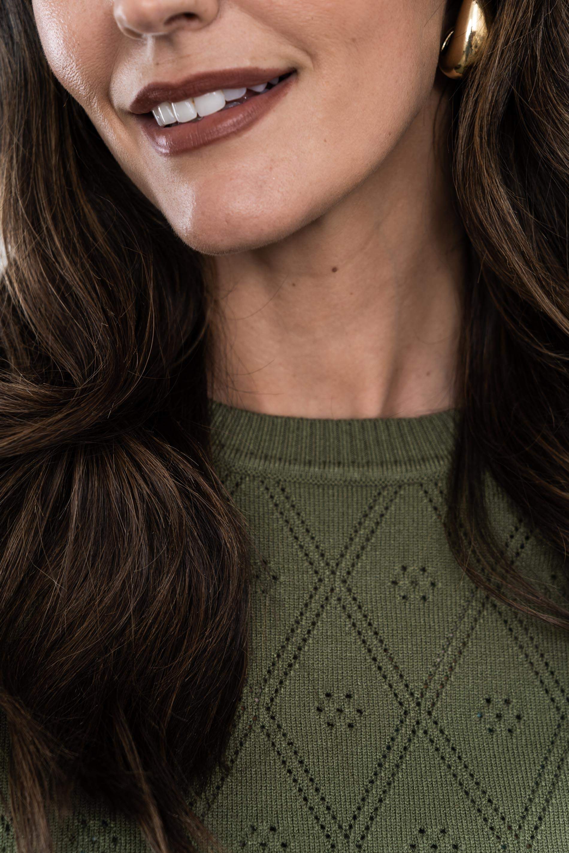 JERSEY CALADOS ROMBOS KAKI