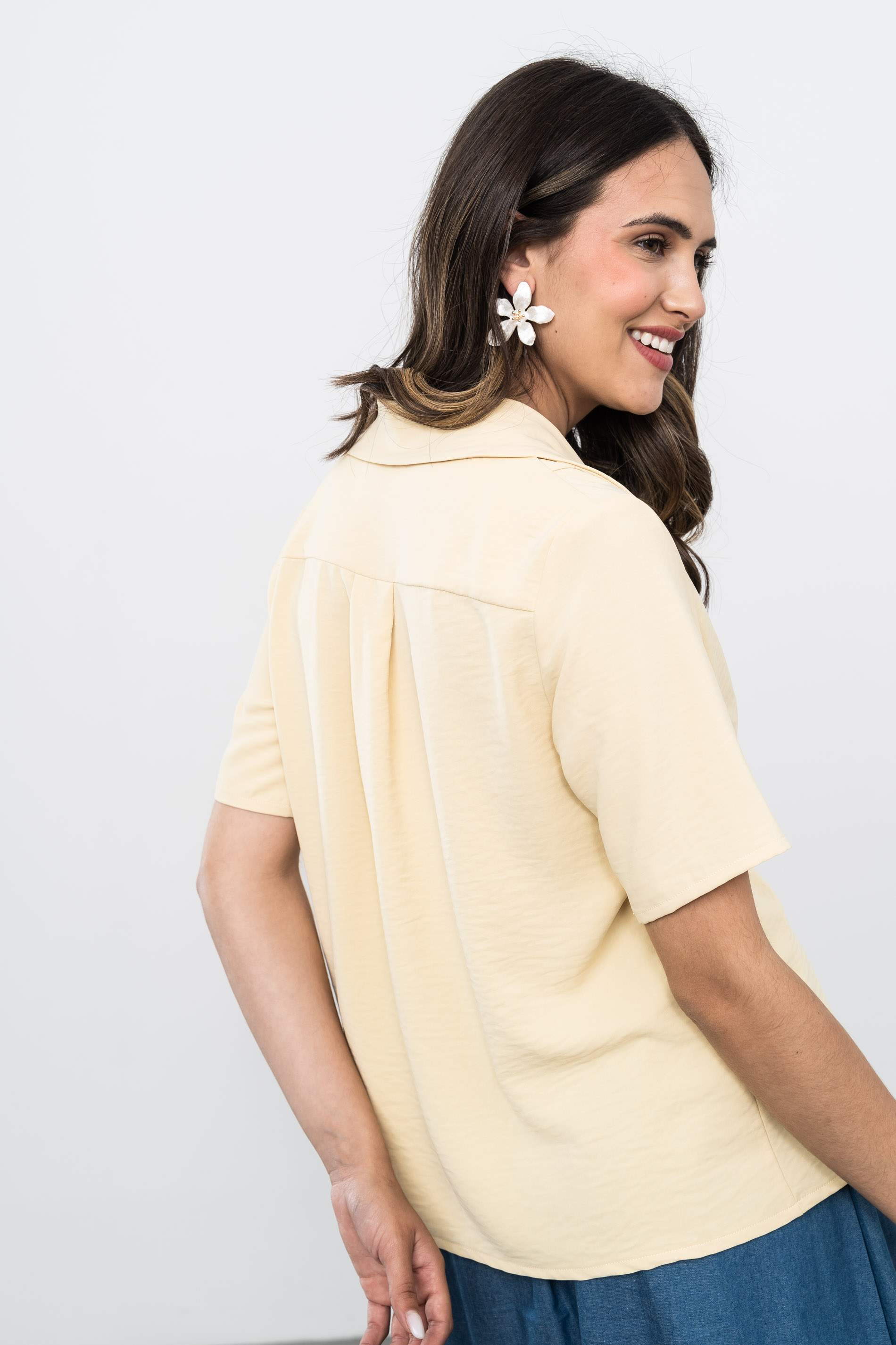 BLUSA SOLAPA VAINILLA