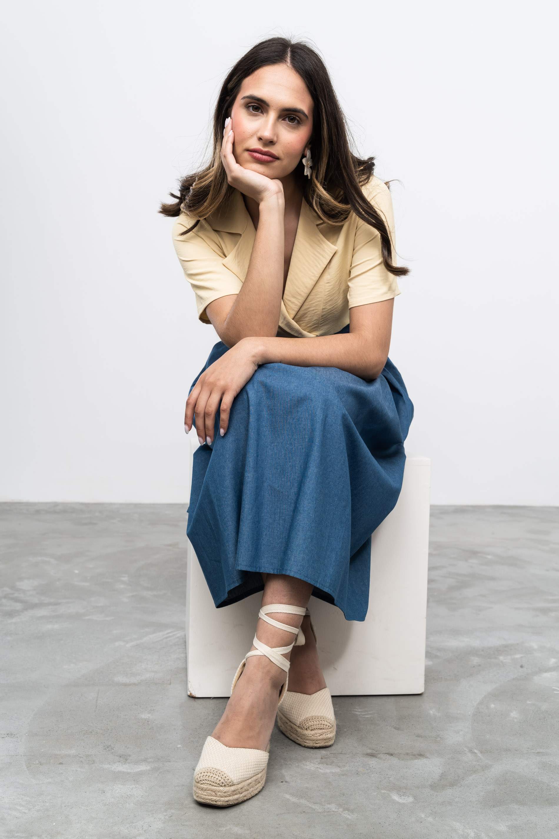 BLUSA SOLAPA VAINILLA
