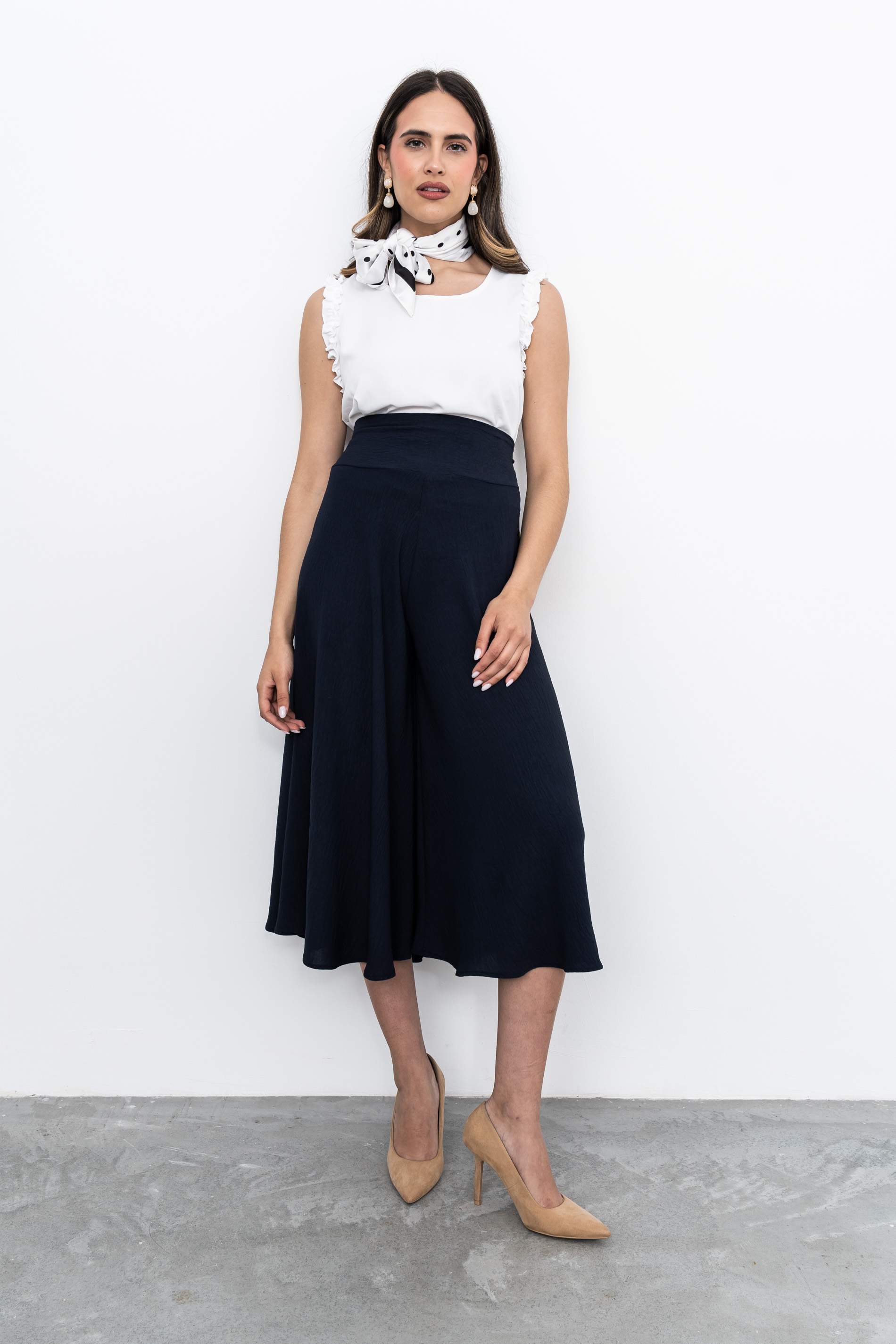 BLUSA VOLANTITOS MARFIL