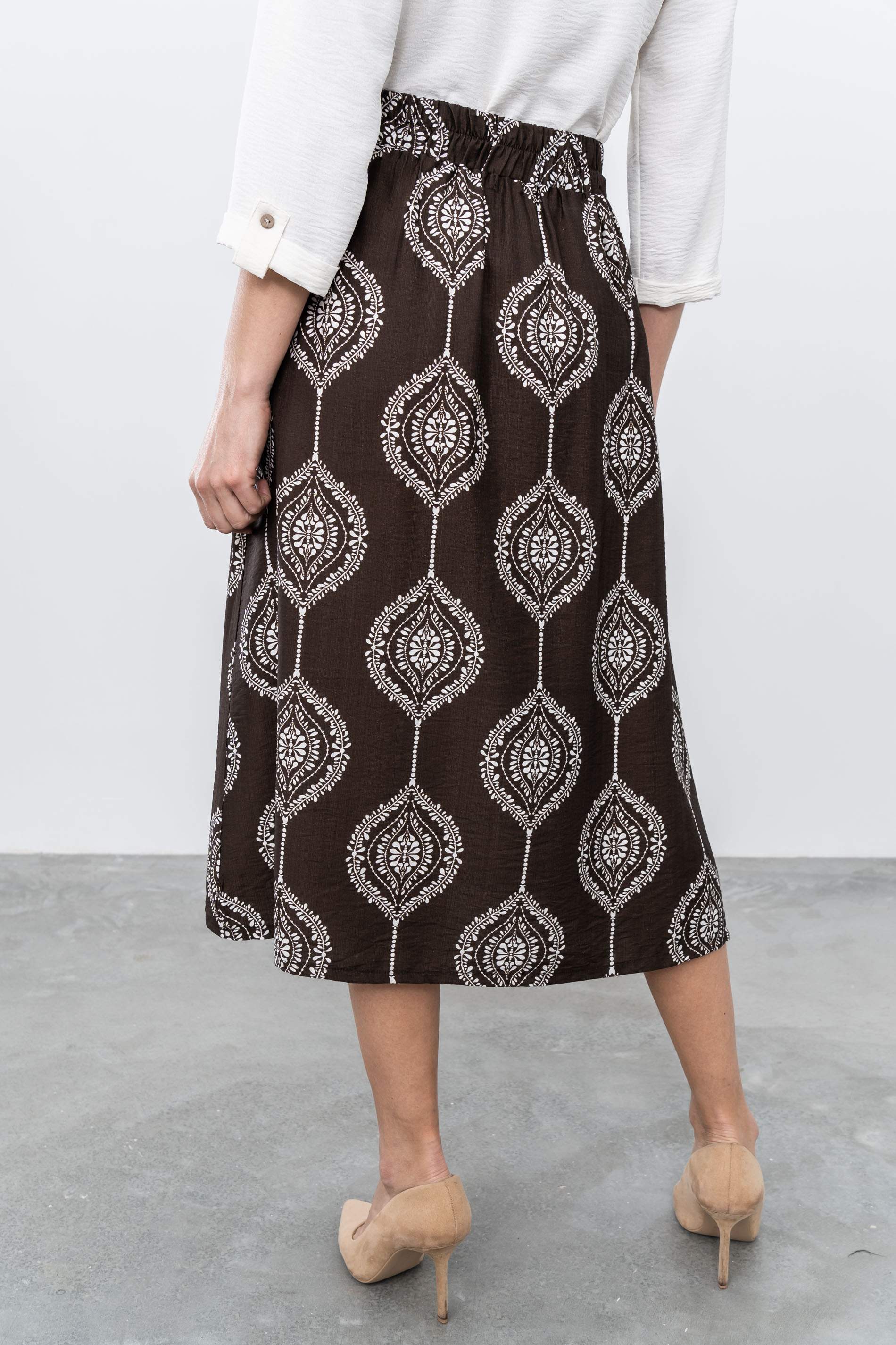 FALDA TABLAS DIBUJOS CHOCOLATE