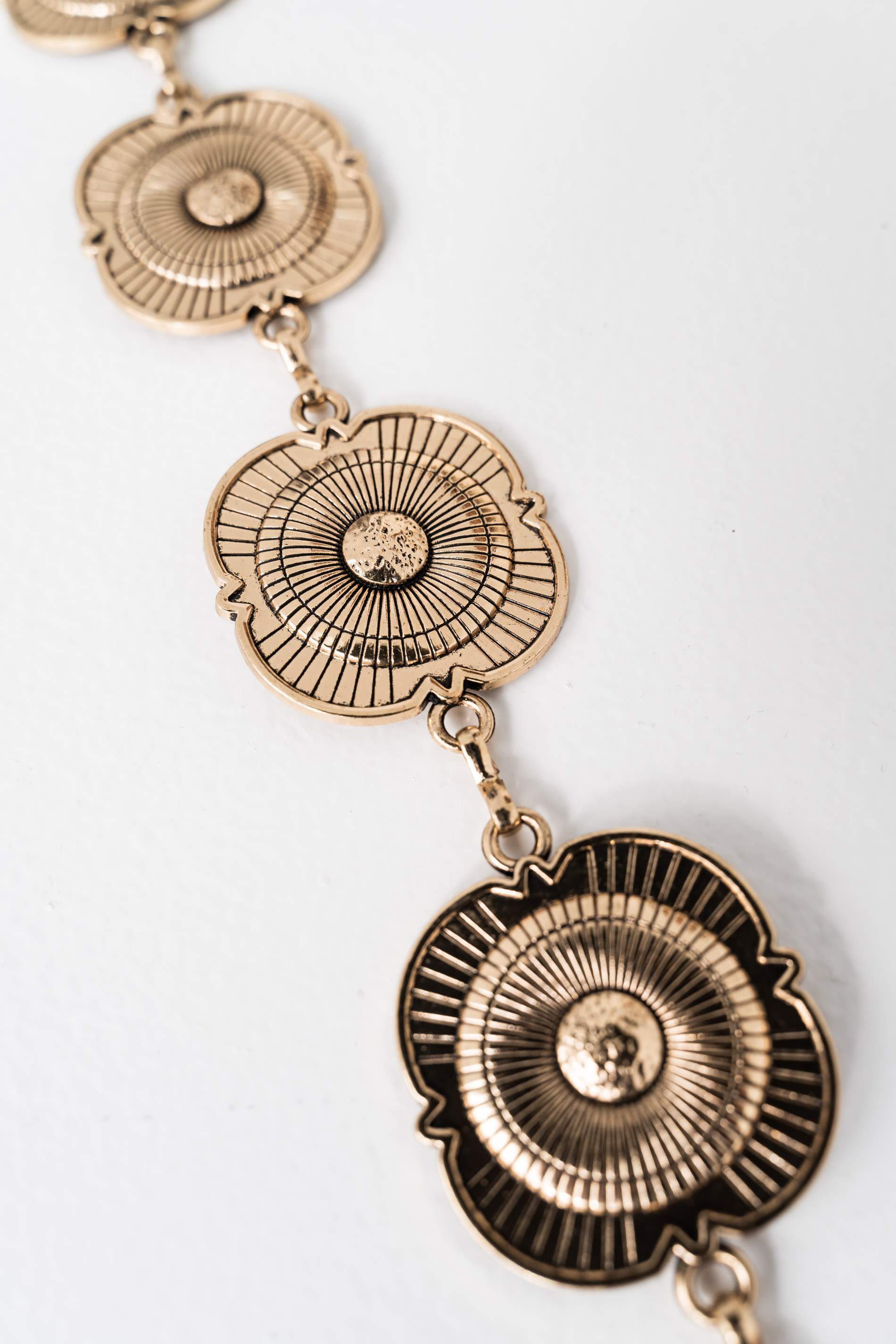 CINTURÓN METAL FLOR