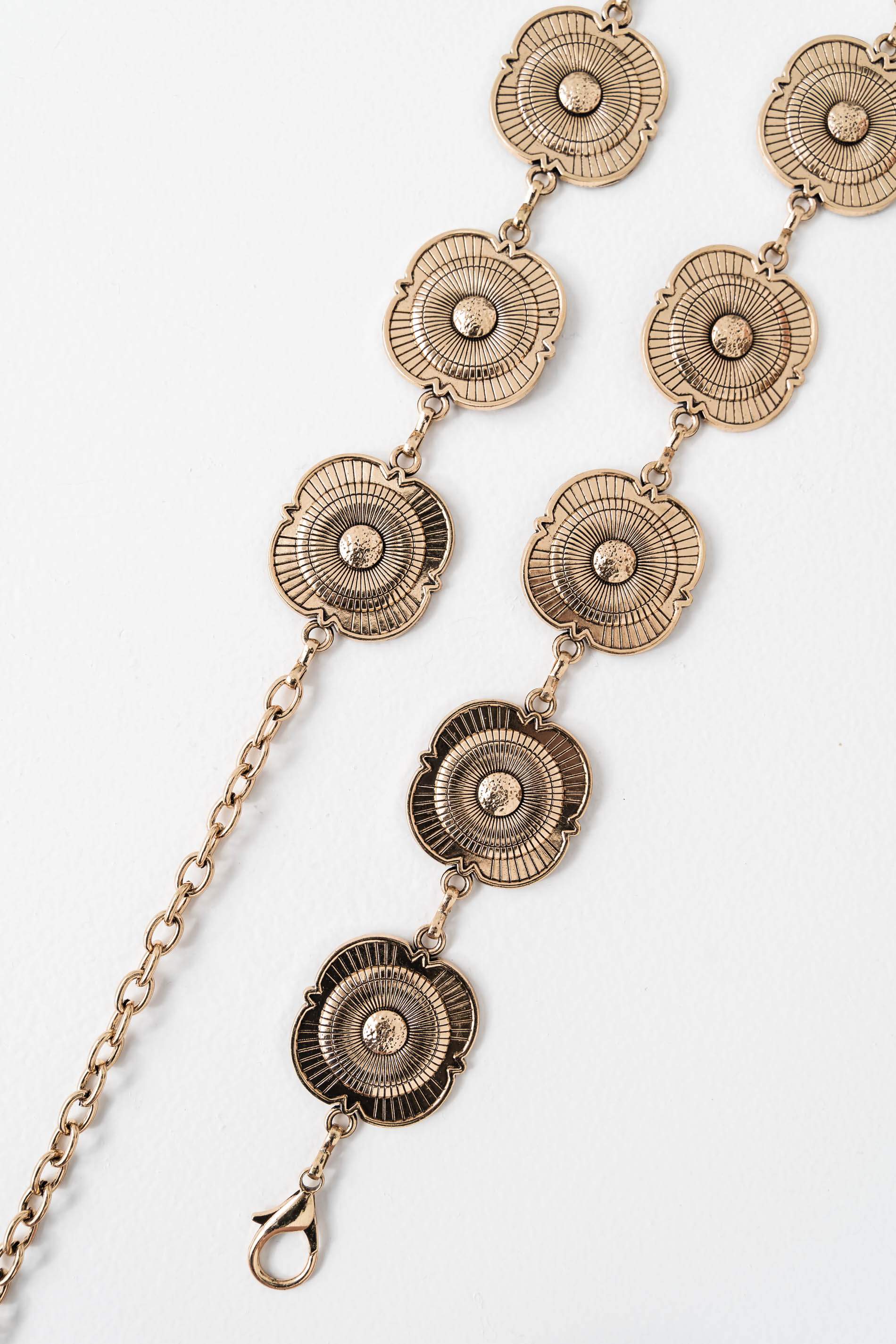 CINTURÓN METAL FLOR