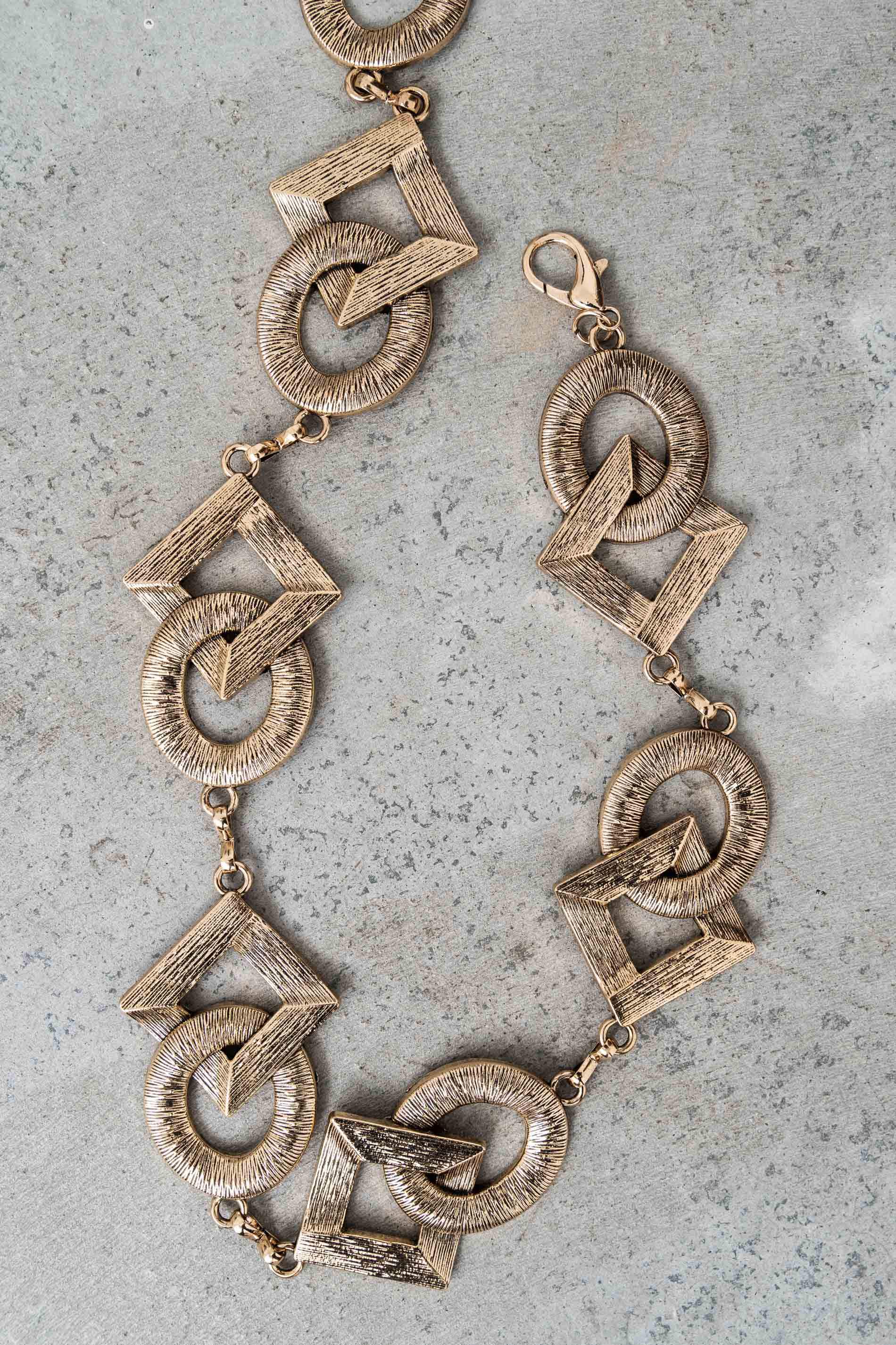 CINTURÓN METAL GEOMÉTRICOS