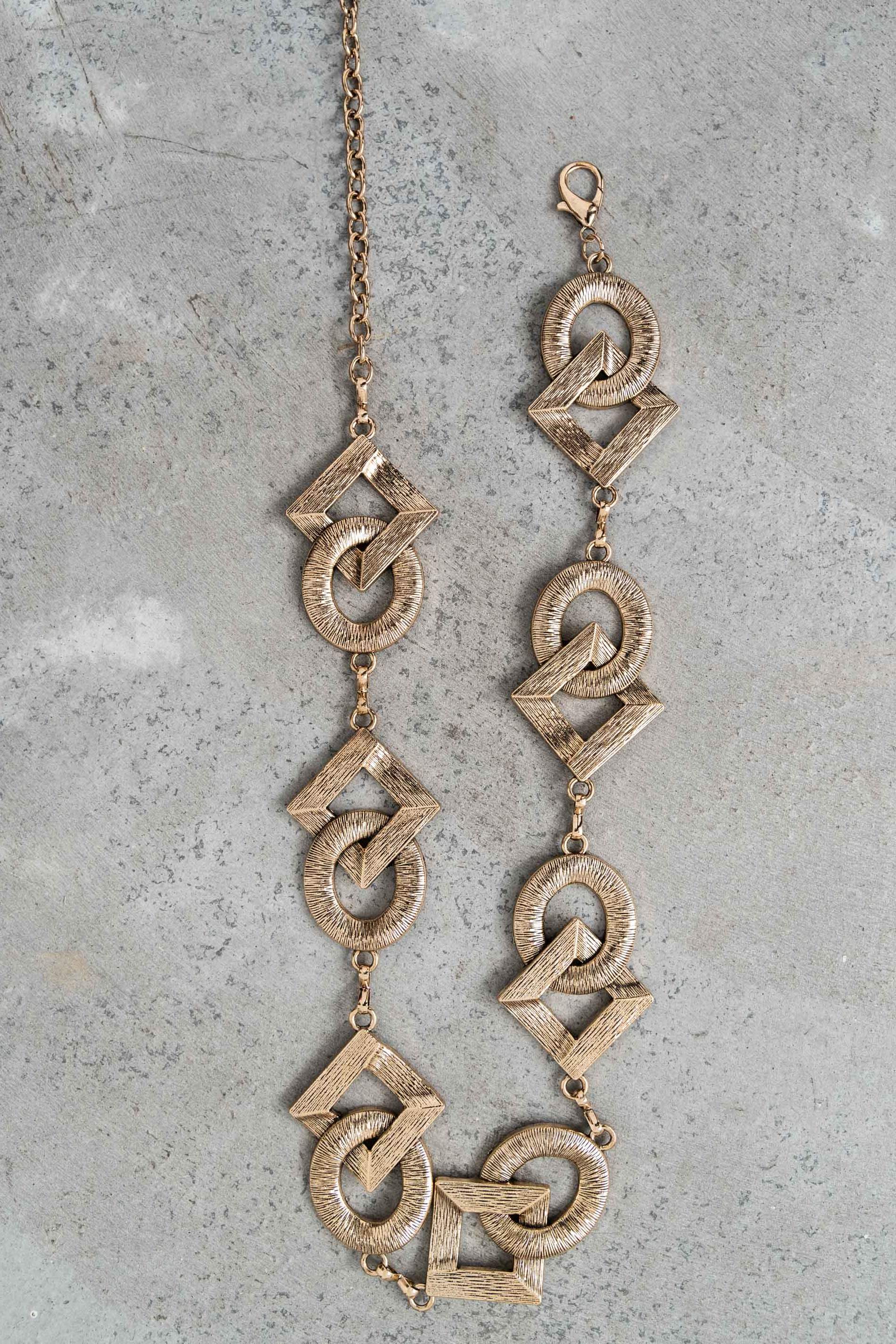 CINTURÓN METAL GEOMÉTRICOS