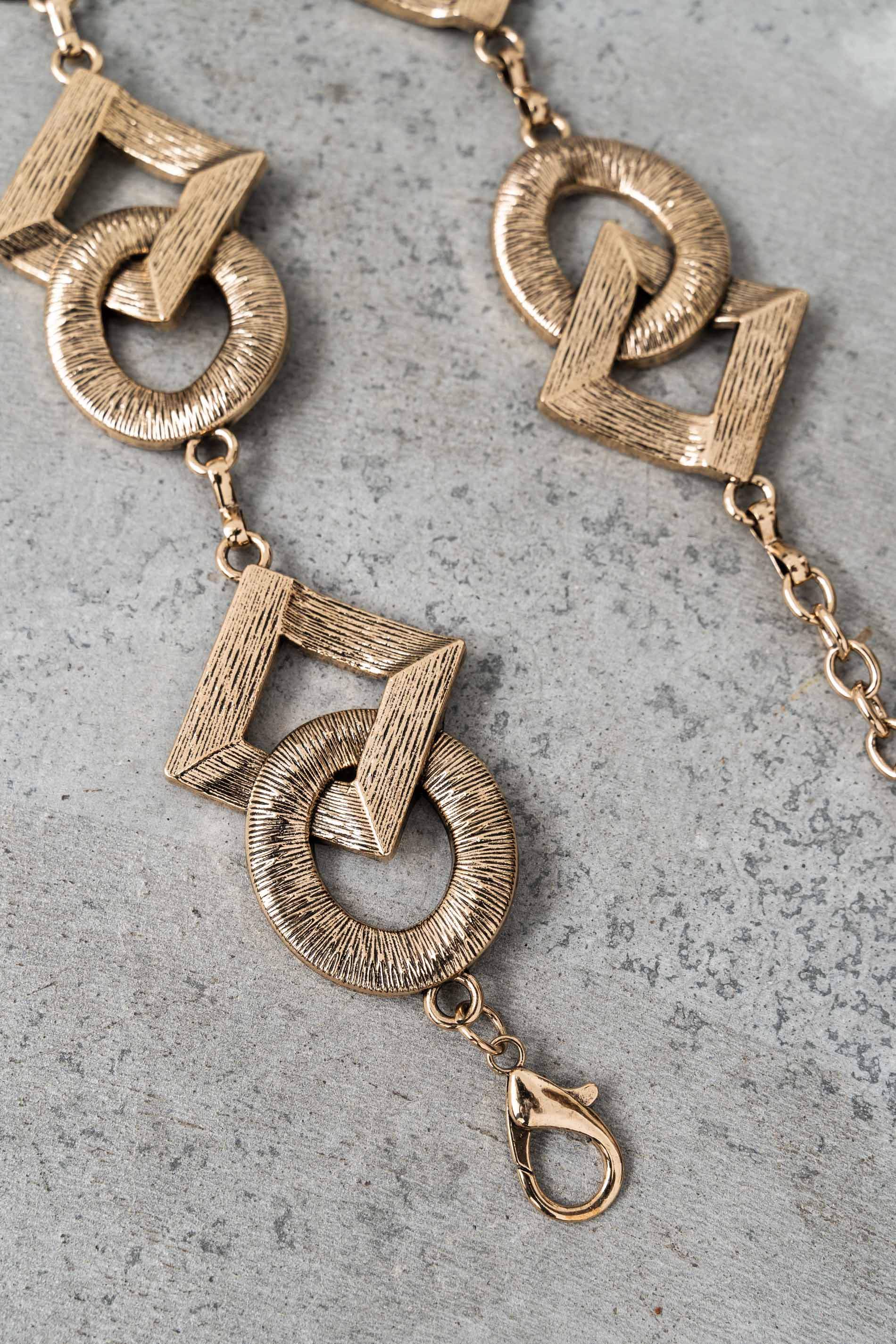 CINTURÓN METAL GEOMÉTRICOS