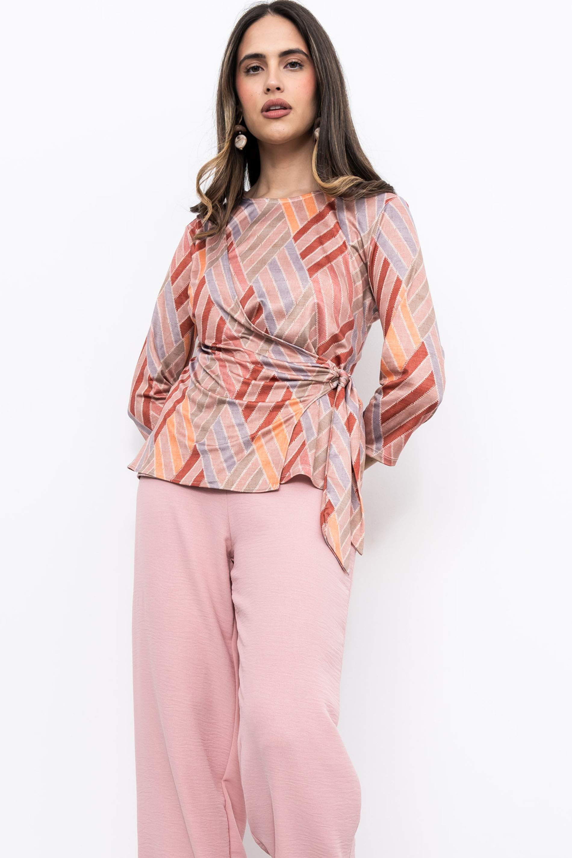 PANTALÓN RECTO NUDE