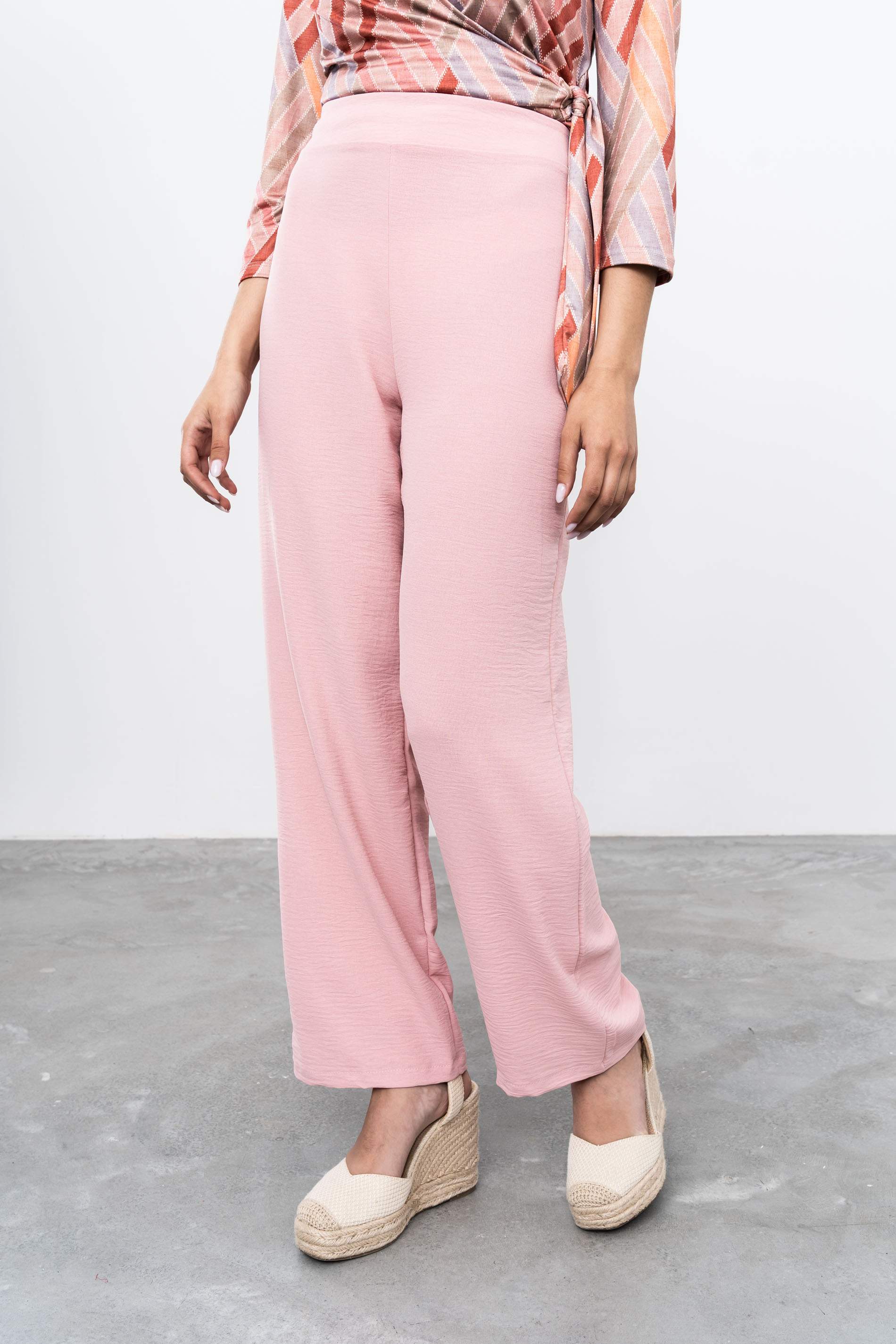 PANTALÓN RECTO NUDE