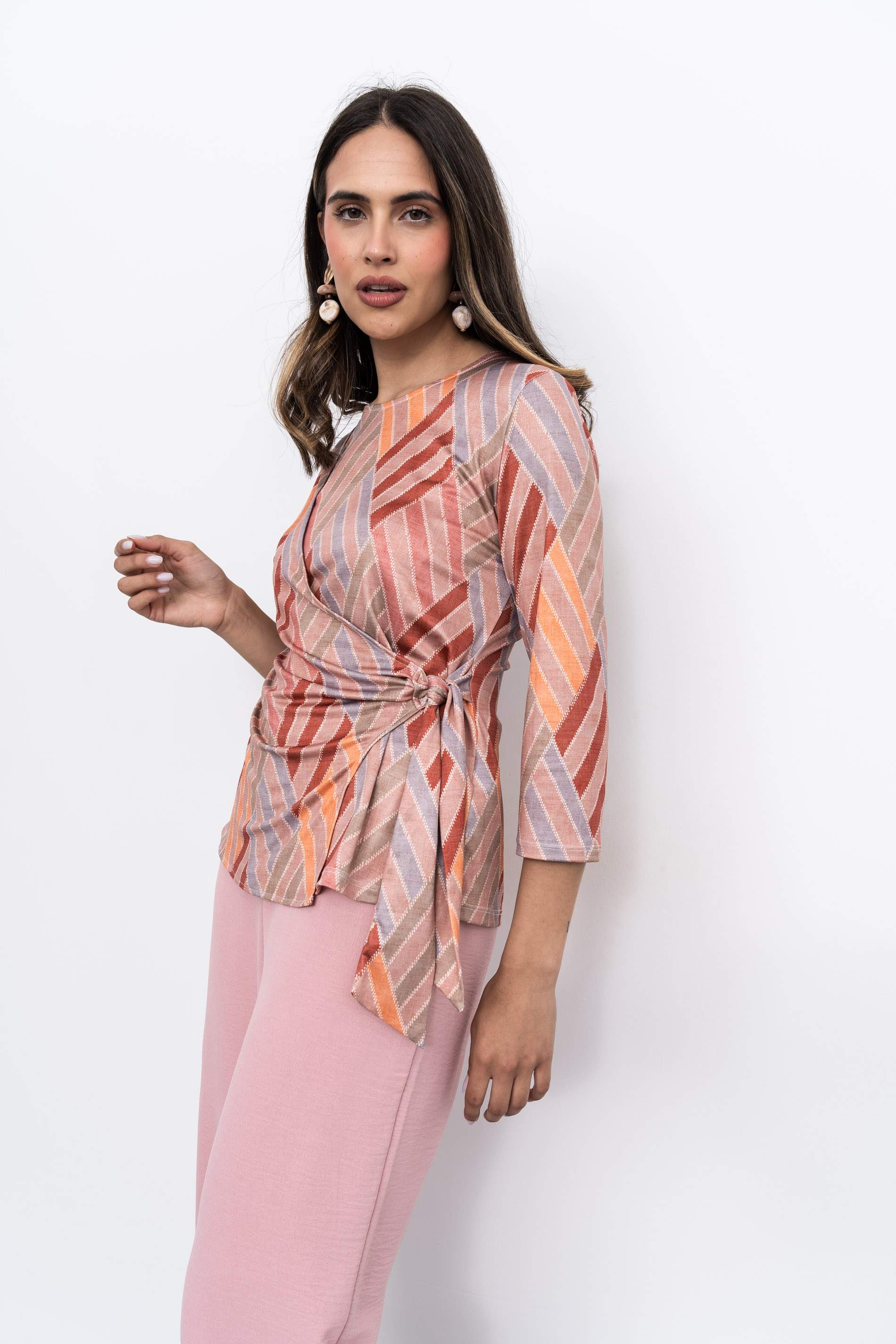 PANTALÓN RECTO NUDE