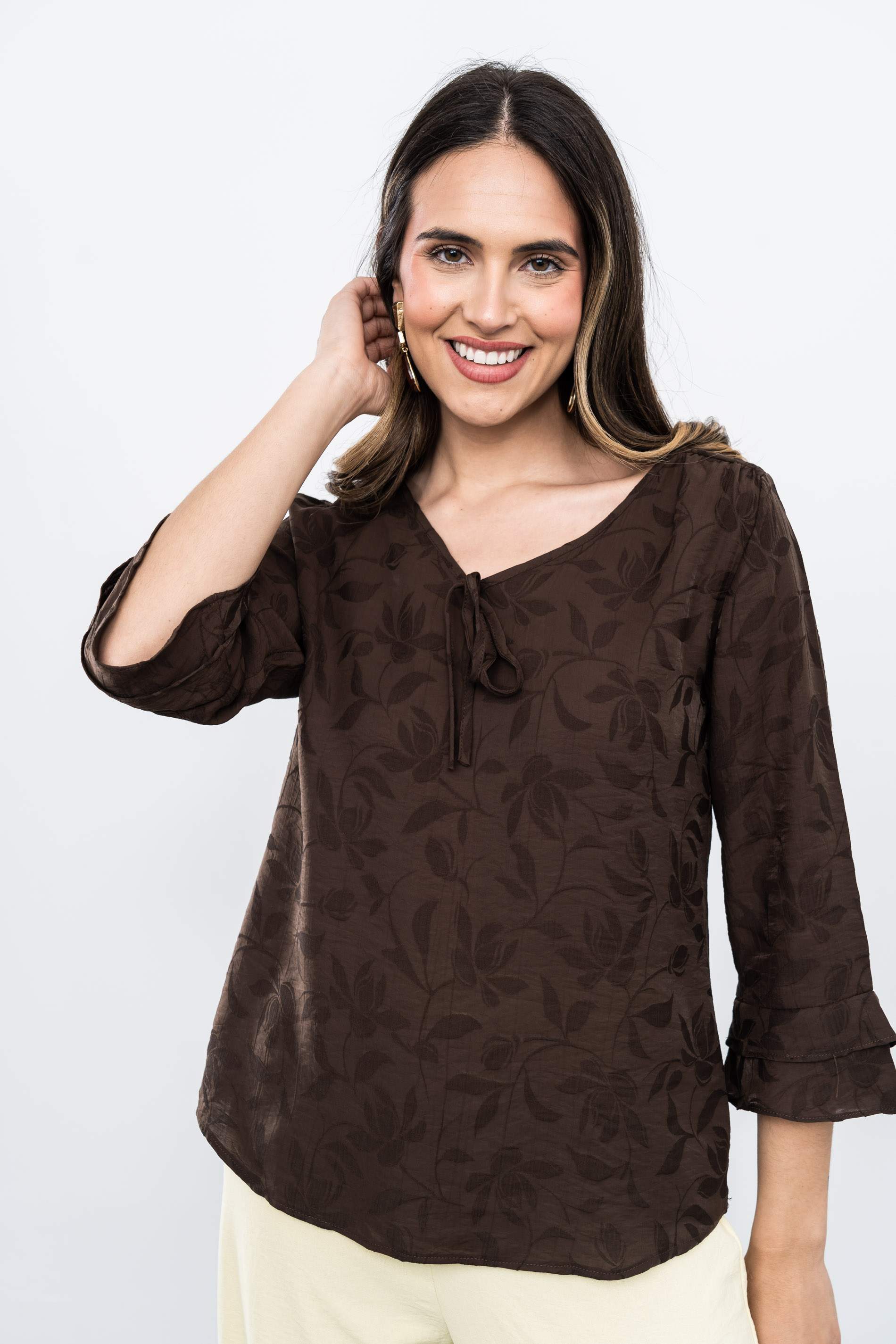 PANTALÓN RECTO VAINILLA