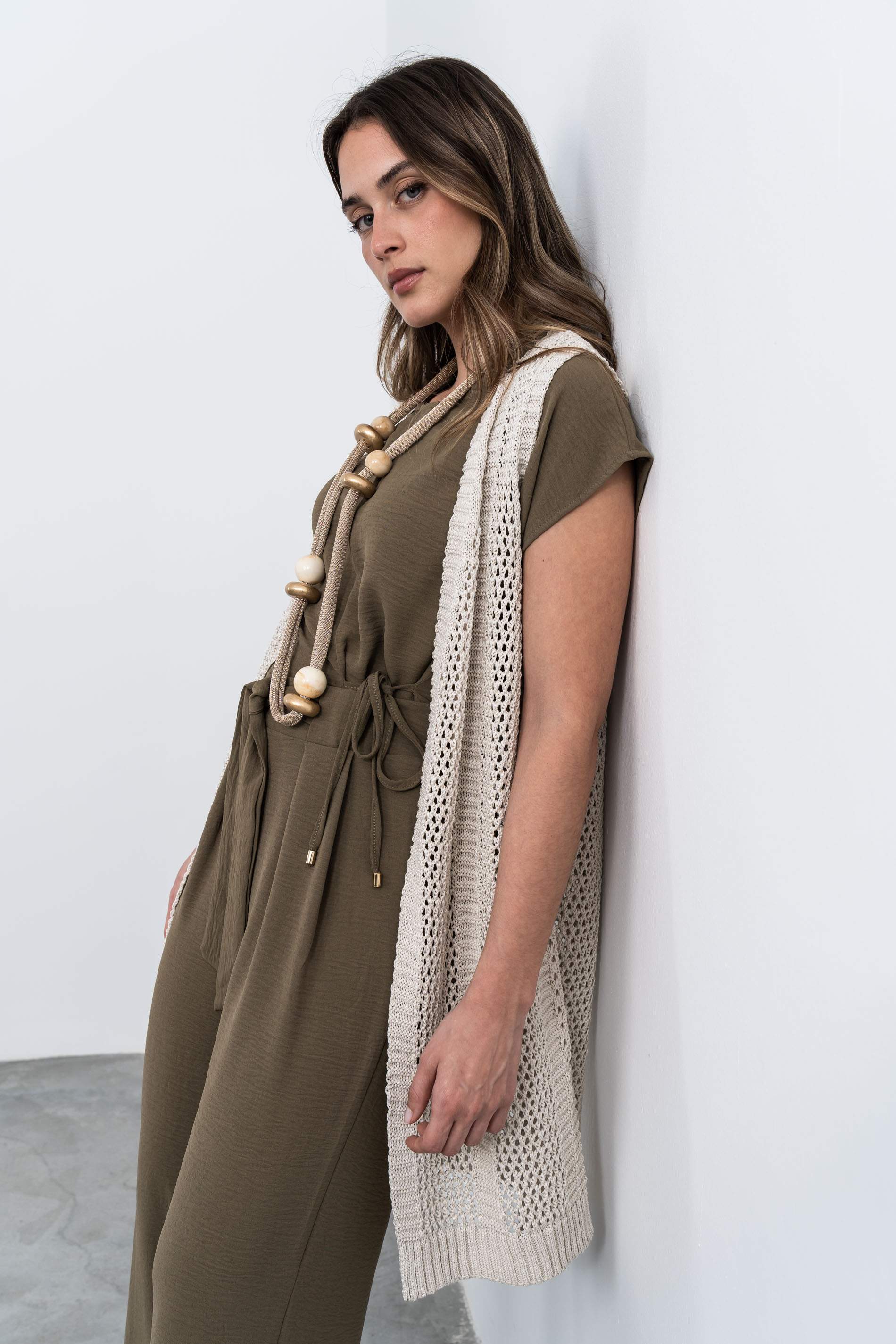 PANTALÓN TABLAS LAZO KAKI